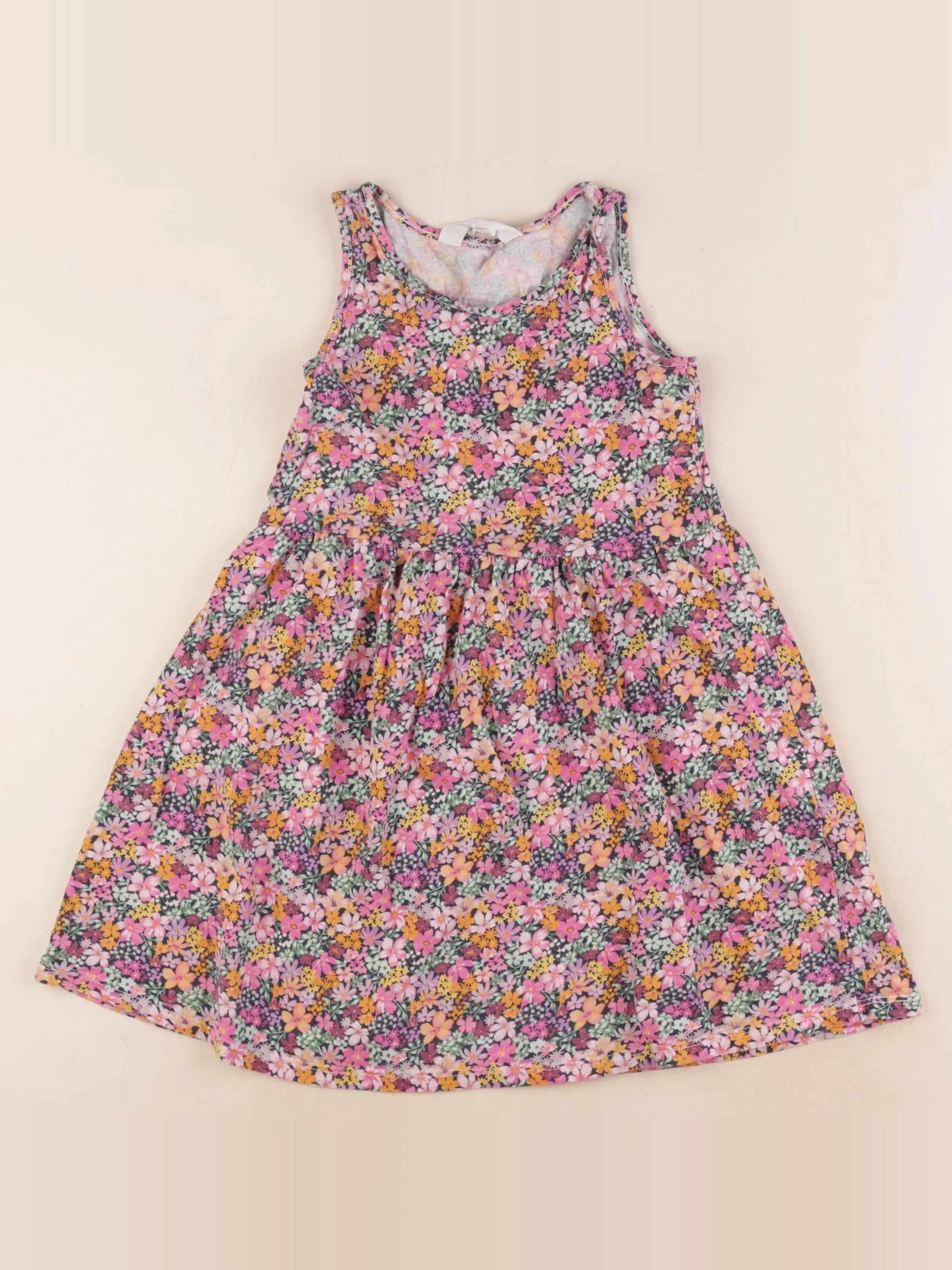 H&M - robe multicolore - 7/8 ans