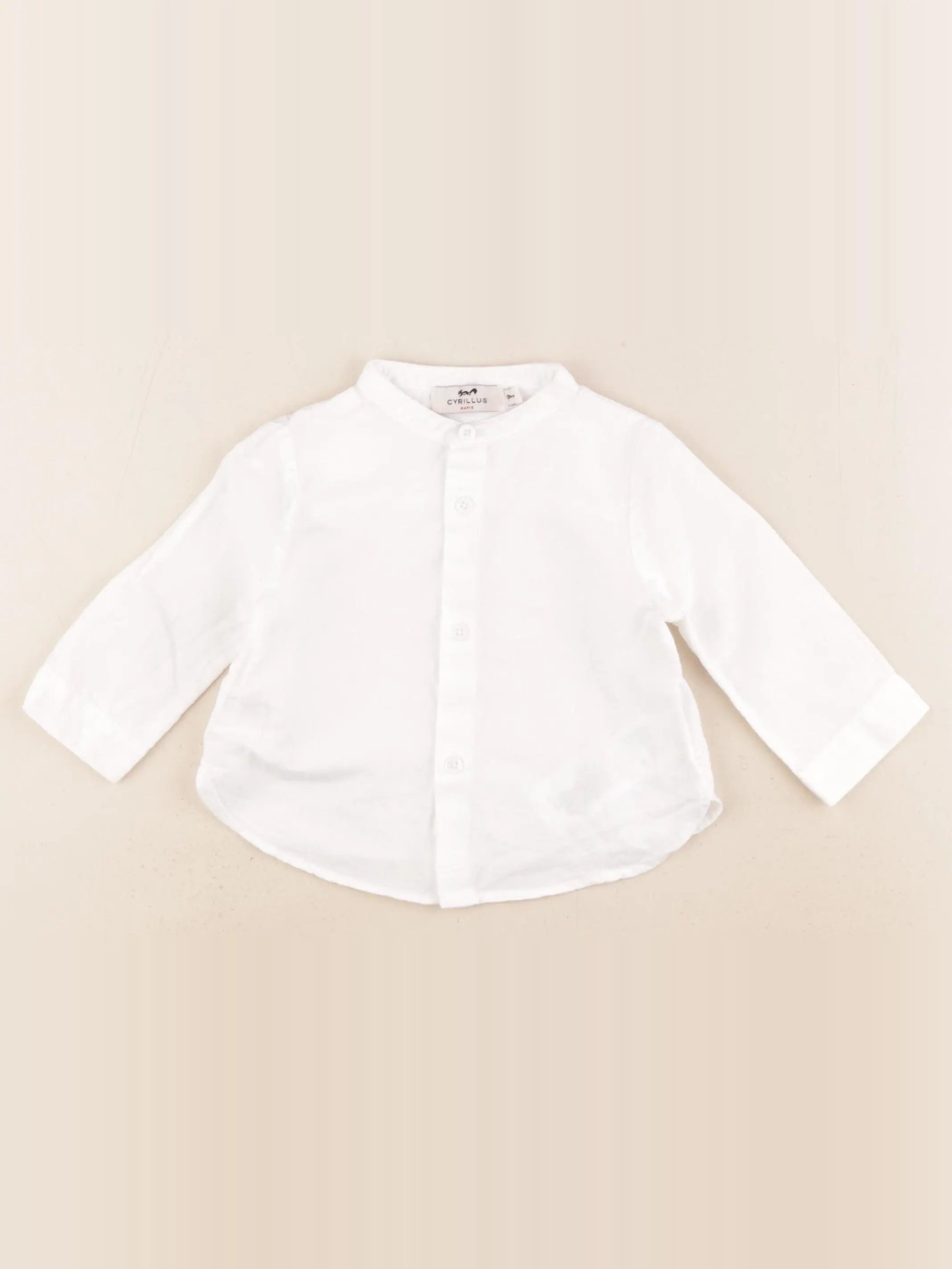 Cyrillus - chemise blanc - 9 mois