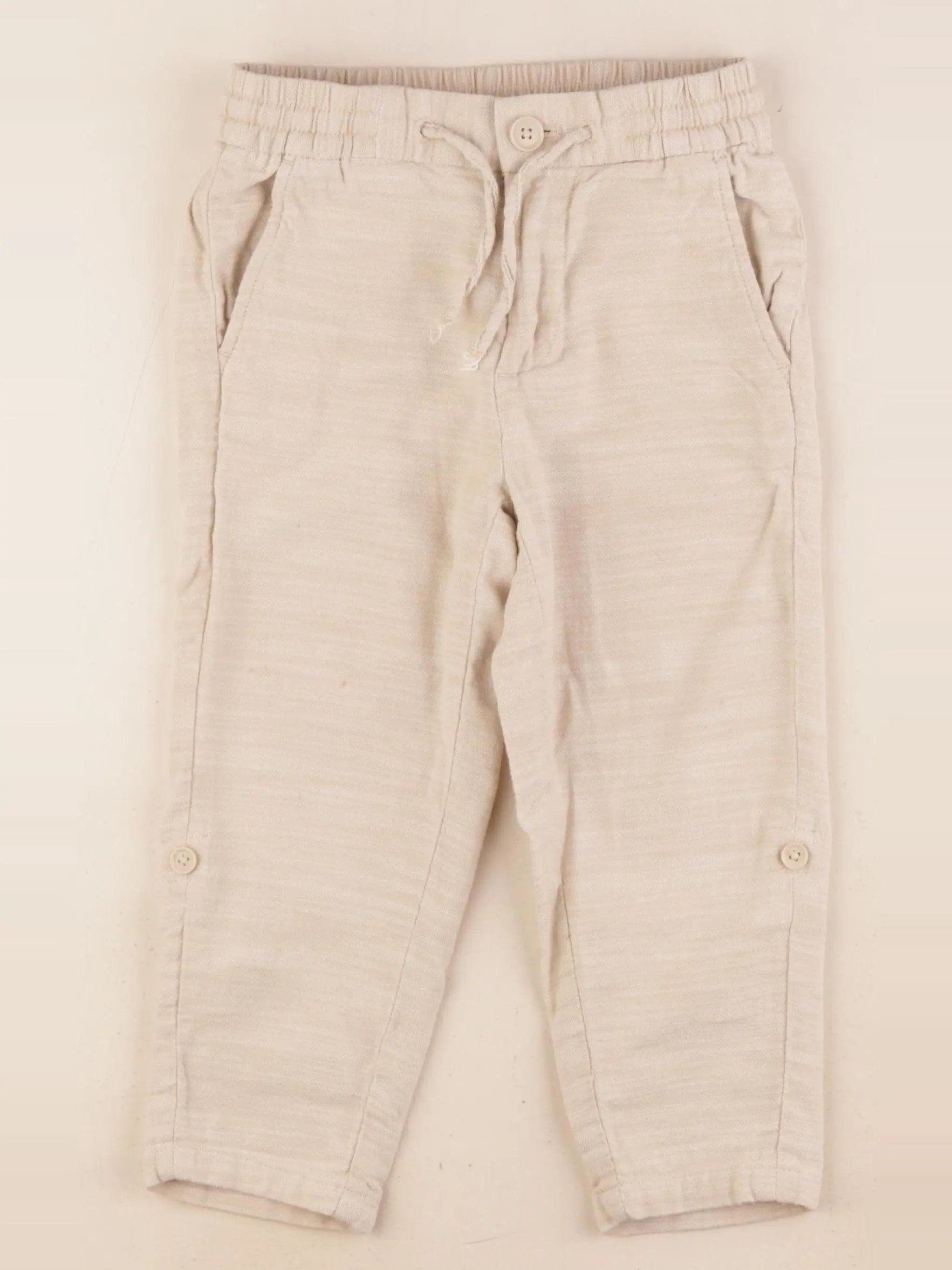 H&M - pantalon beige - 2/3 ans