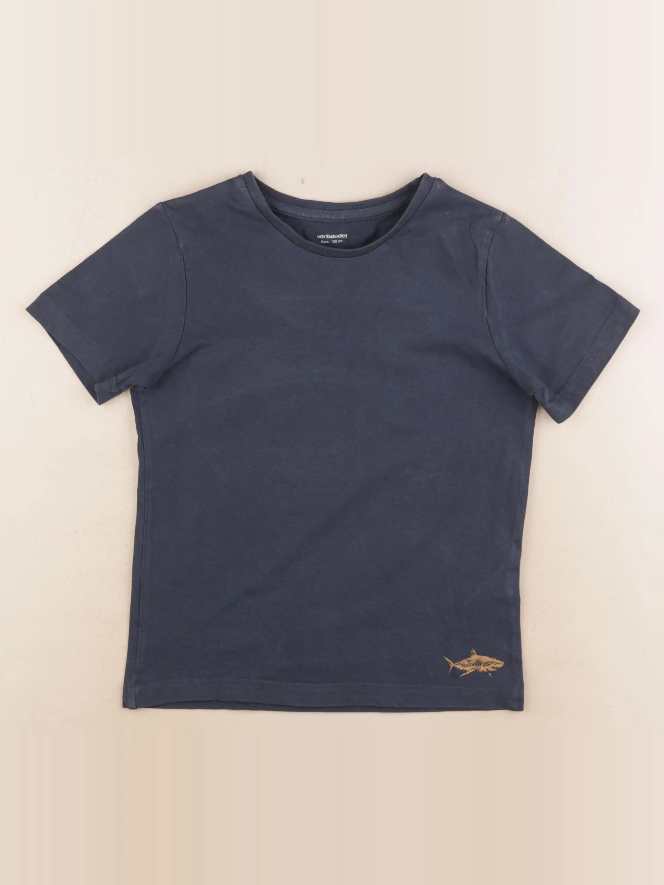 Vertbaudet - tee-shirt vert - 8 ans