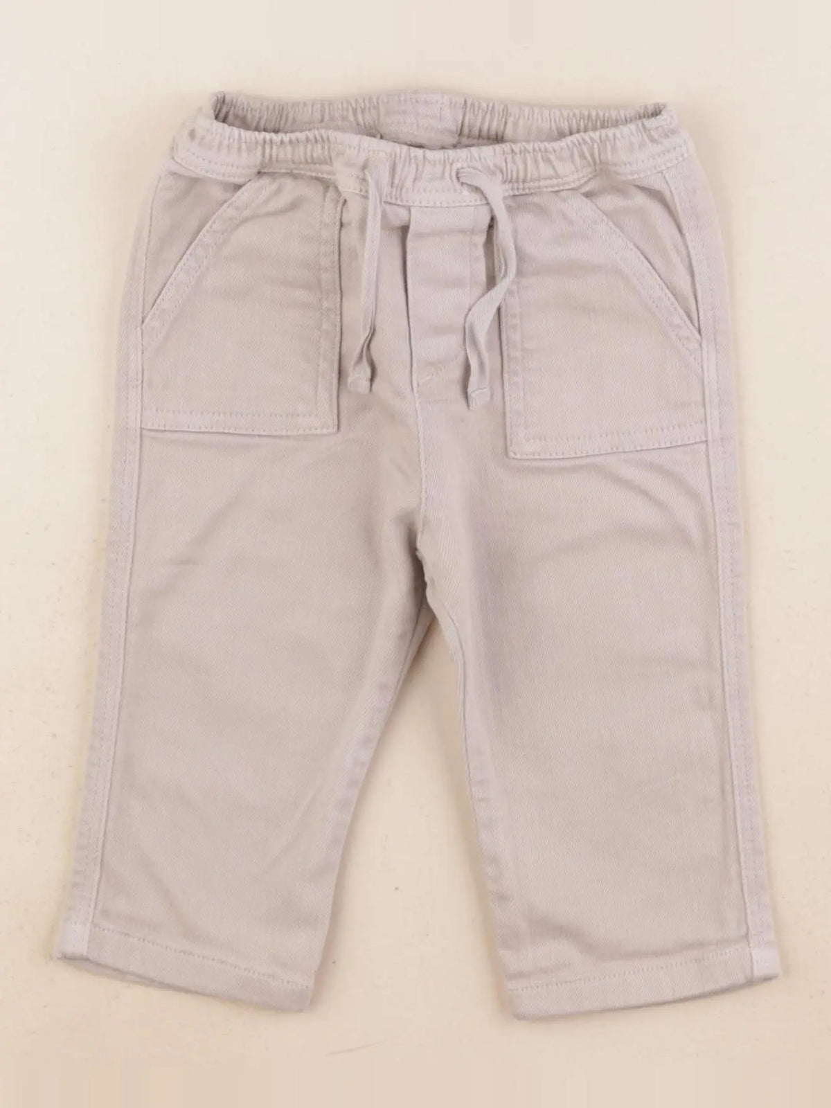Bonton - pantalon beige - 12 mois