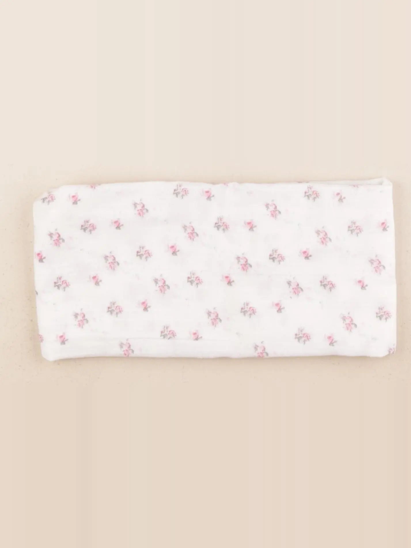 Bonpoint - foulard blanc, rose - 2/4 ans