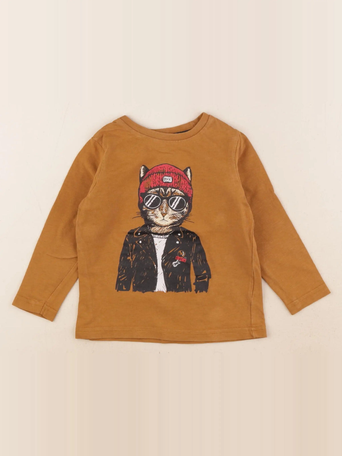 Vertbaudet - tee-shirt jaune - 3 ans
