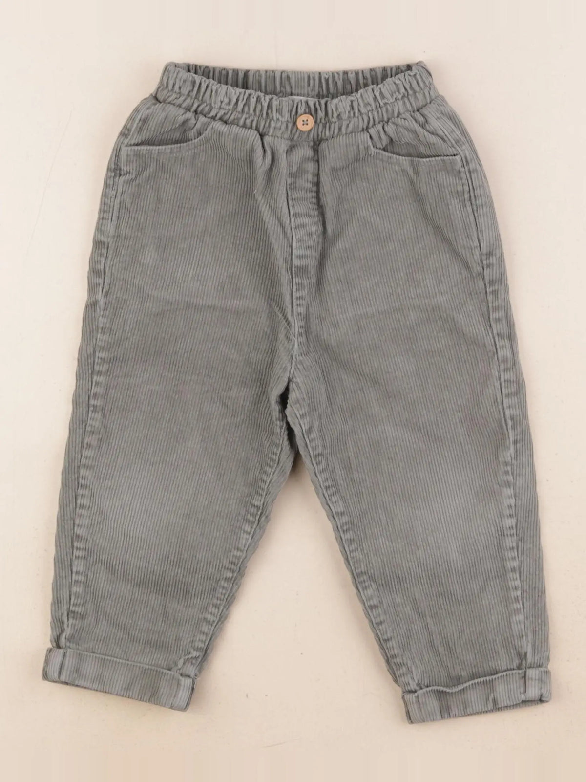 Vertbaudet - pantalon vert - 24 mois