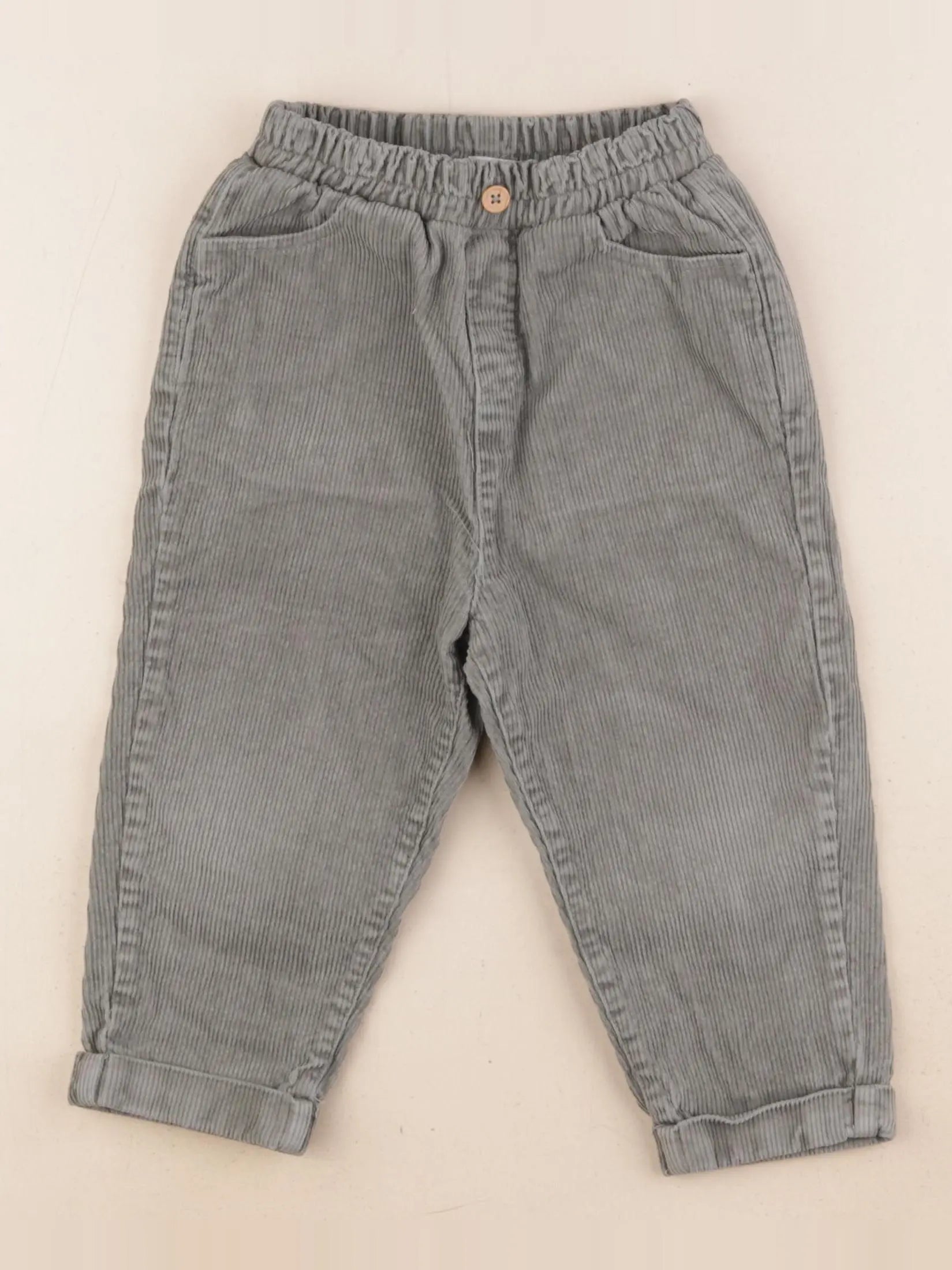 Vertbaudet - pantalon vert - 24 mois