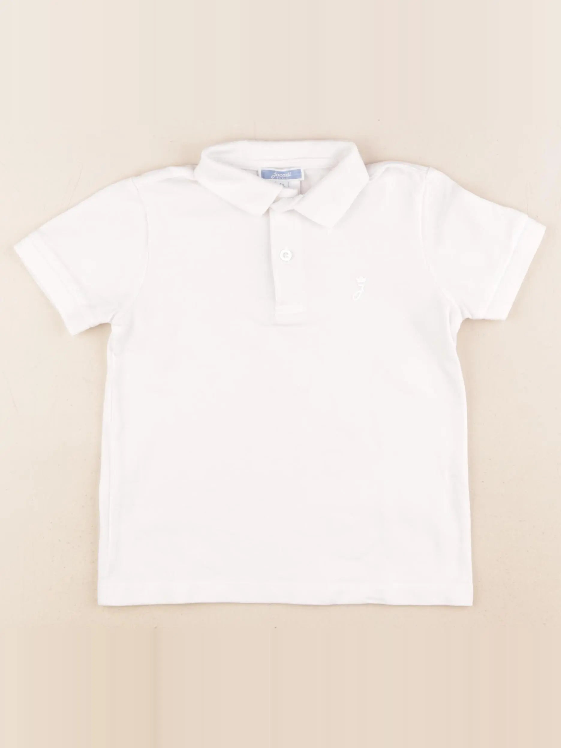 Jacadi - polo blanc - 4 ans