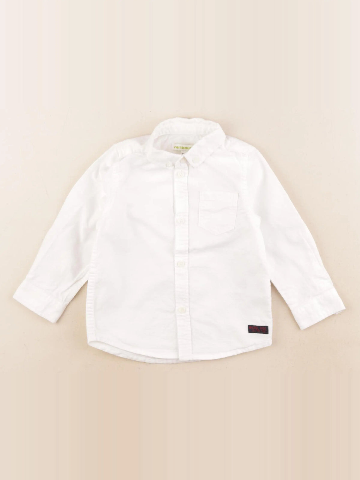 Vertbaudet - chemise blanc - 2 ans