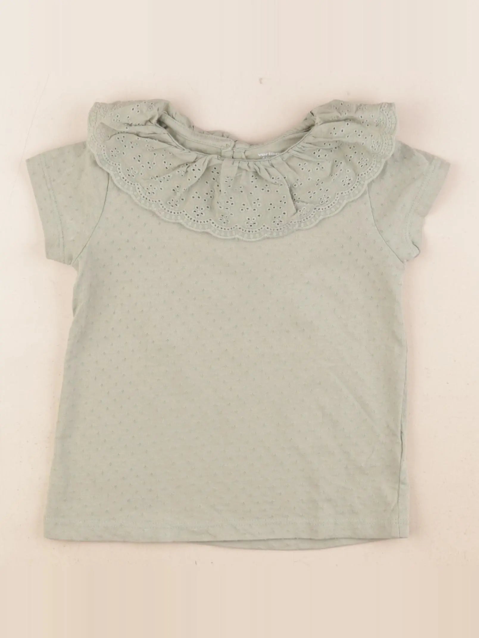 Vertbaudet - tee-shirt vert - 4 ans