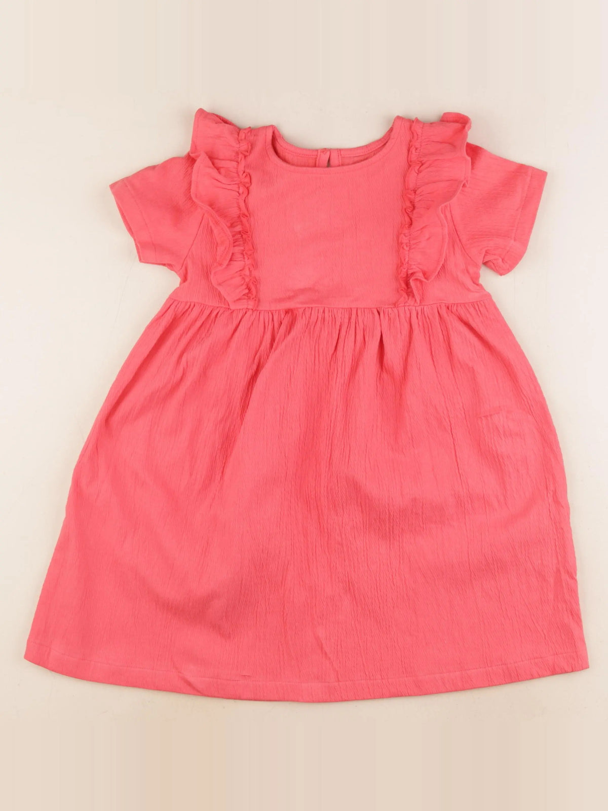 Vertbaudet - robe rouge - 5 ans
