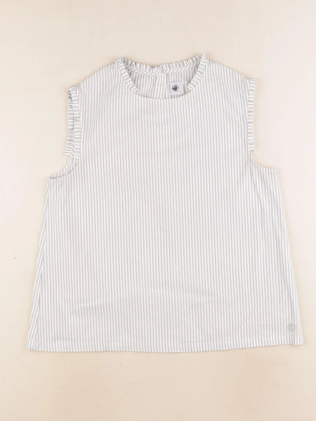 Petit Bateau - blouse vert - 12 ans
