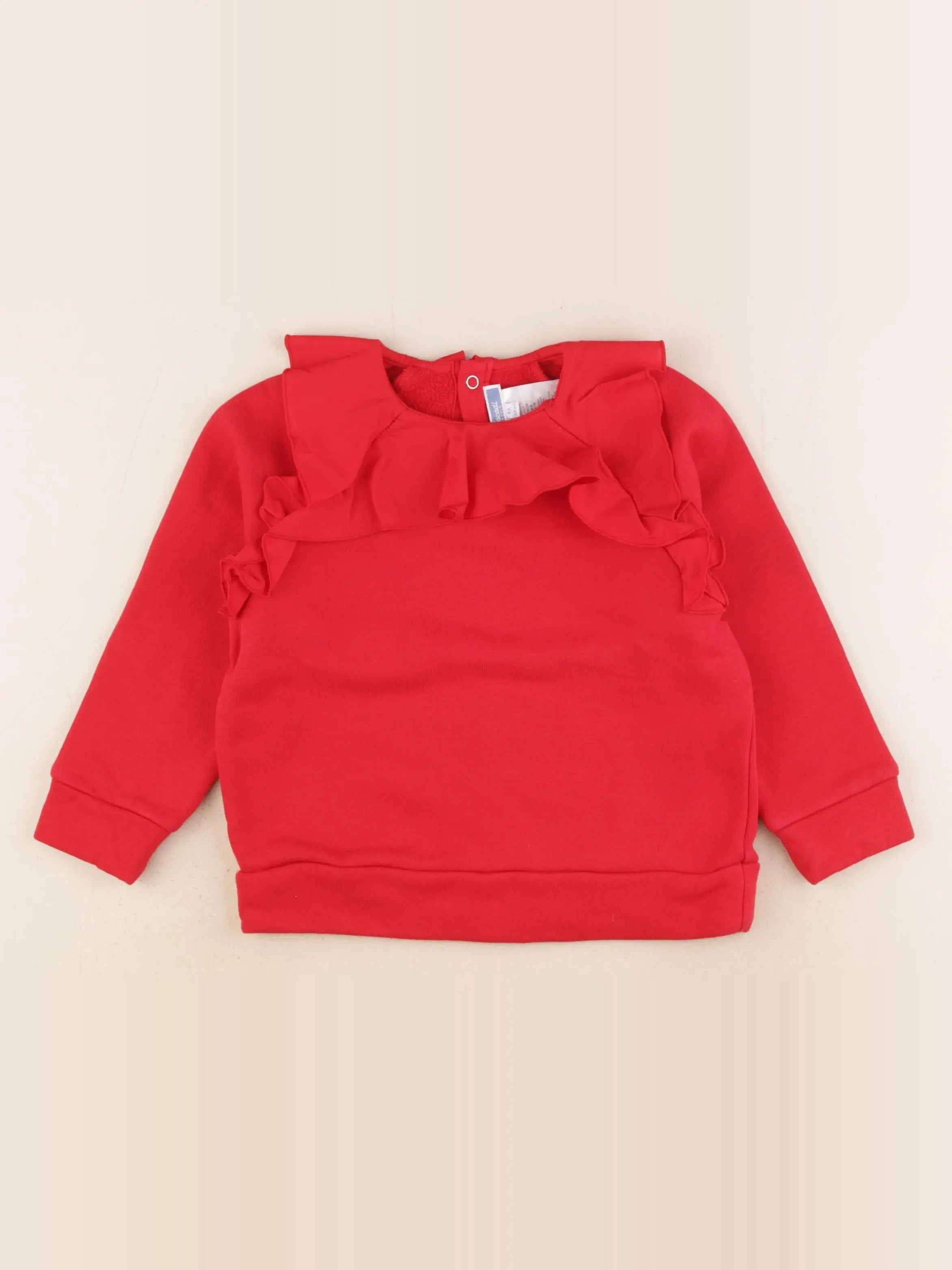 Jacadi - sweat rouge - 4 ans