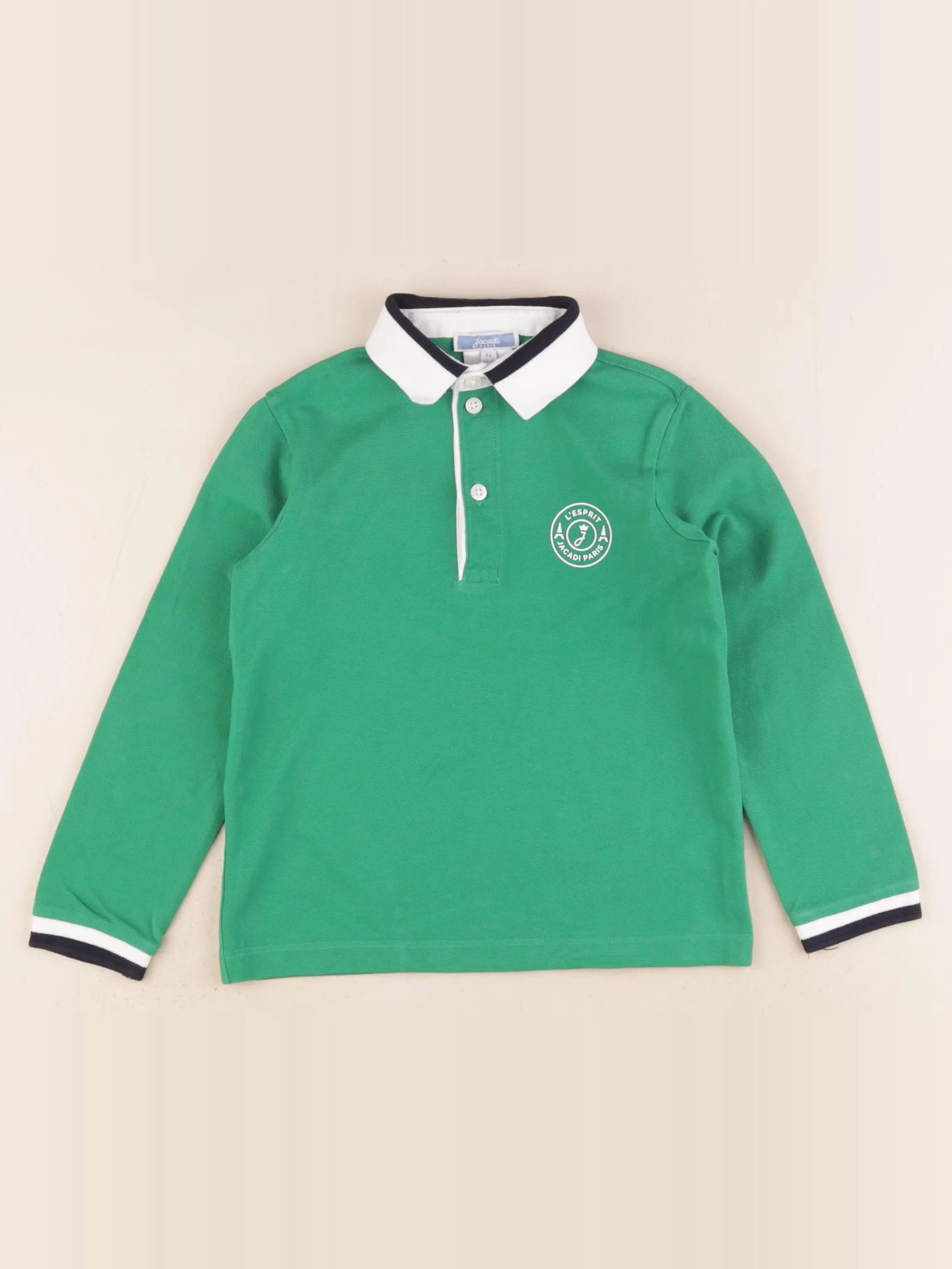 Jacadi - polo vert - 4 ans