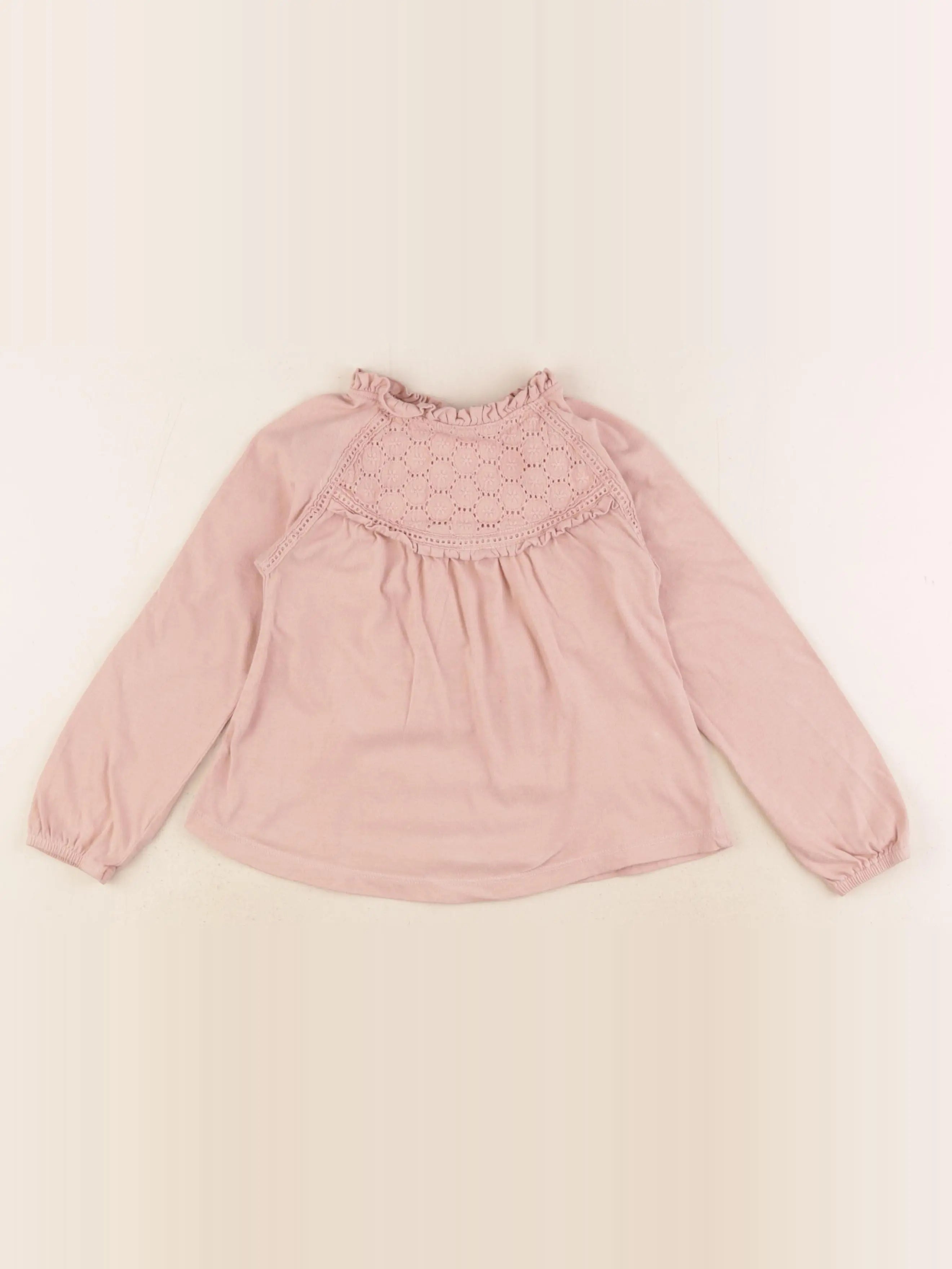 Vertbaudet - tee-shirt rose - 4 ans