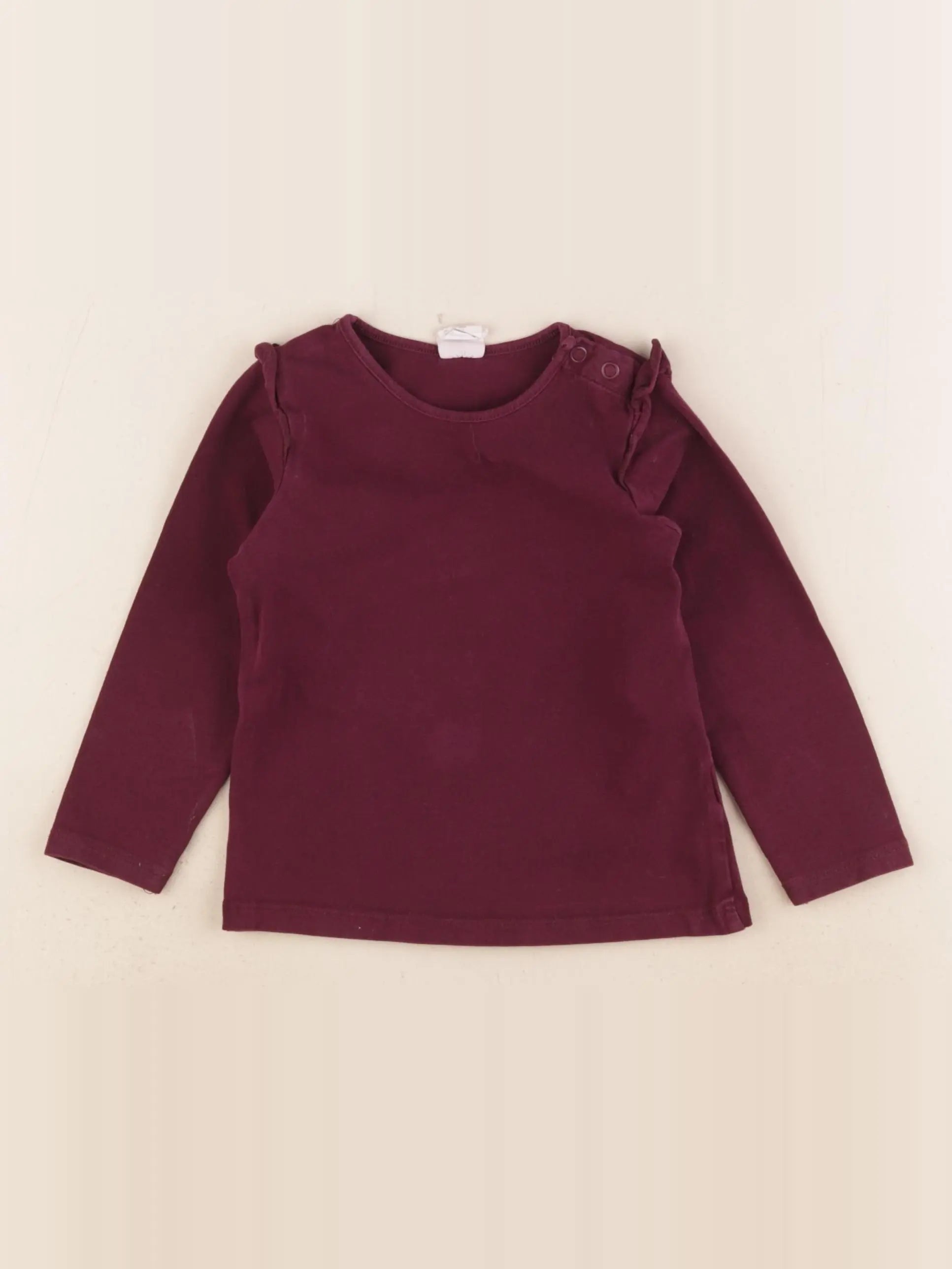 H&M - tee-shirt violet - 12/18 mois