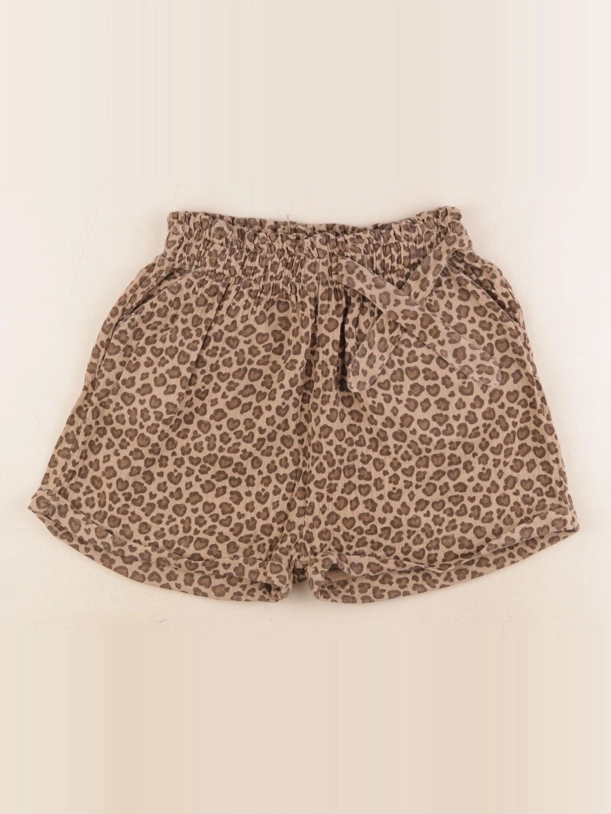 Vertbaudet - short marron - 14 ans