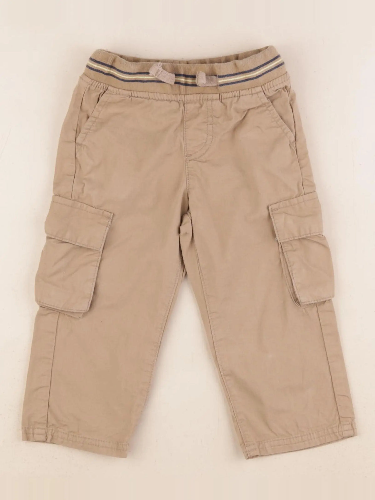 Vertbaudet - pantalon beige - 2 ans