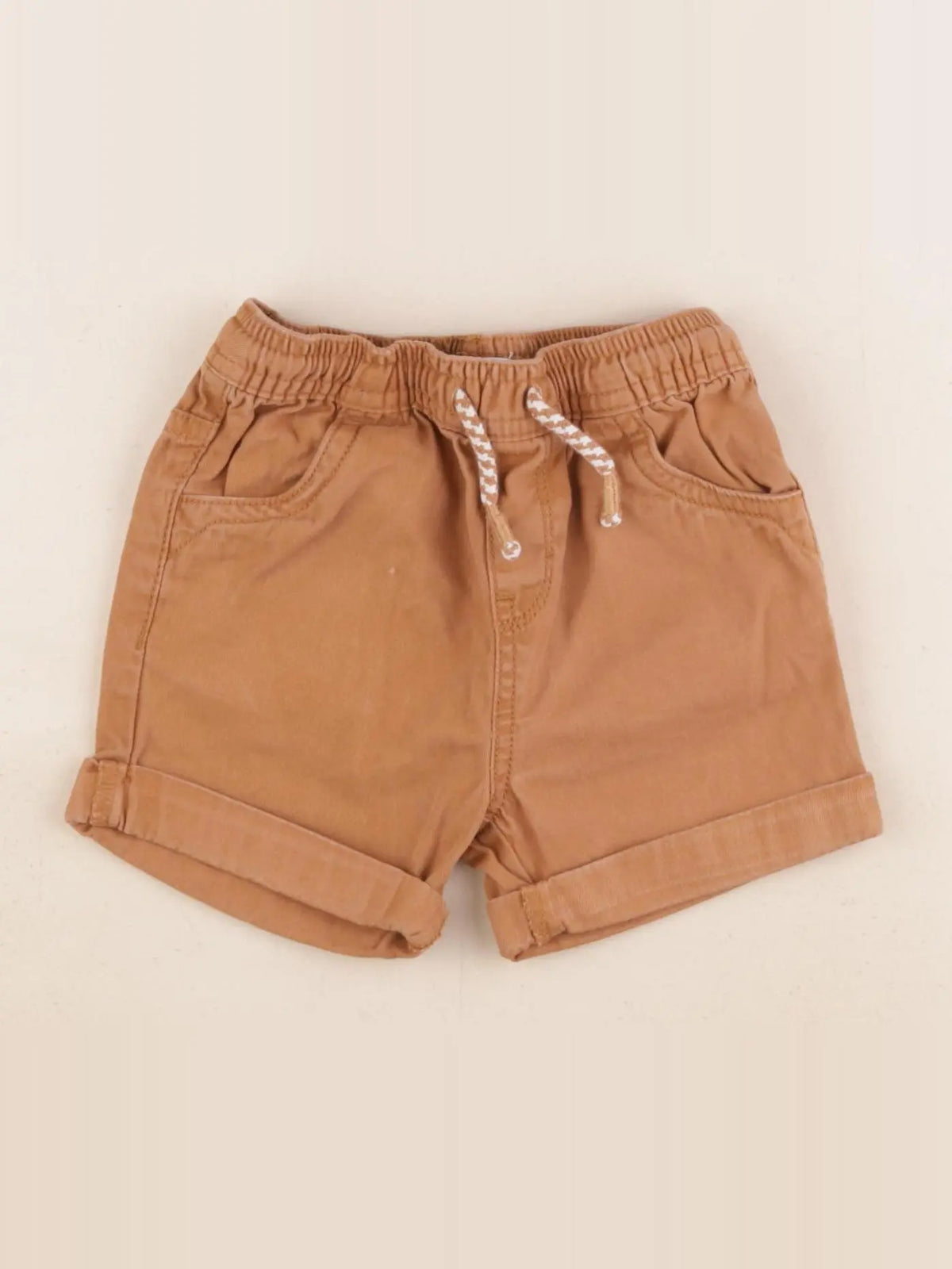 Vertbaudet - short marron - 24 mois