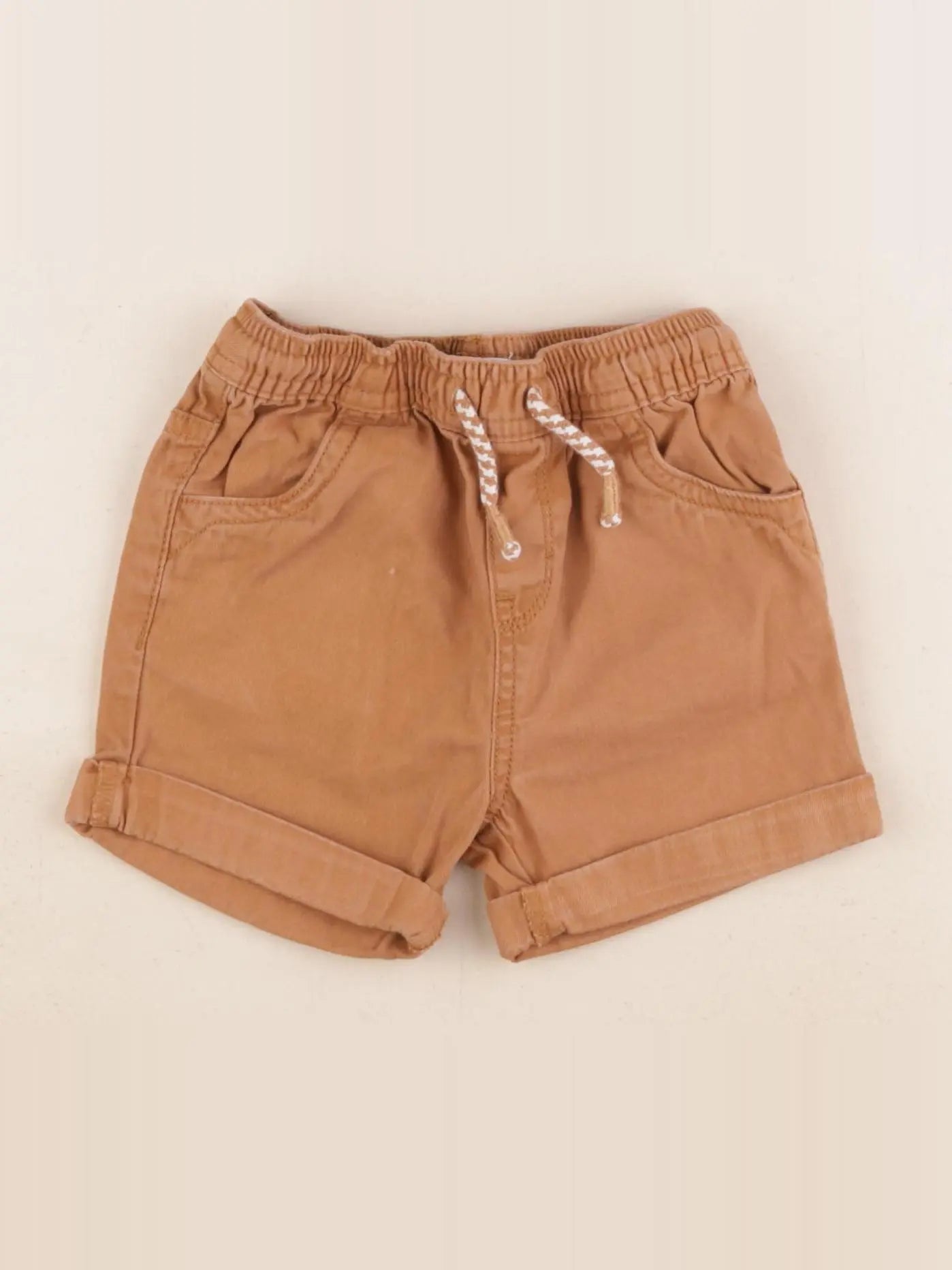 Vertbaudet - short marron - 24 mois