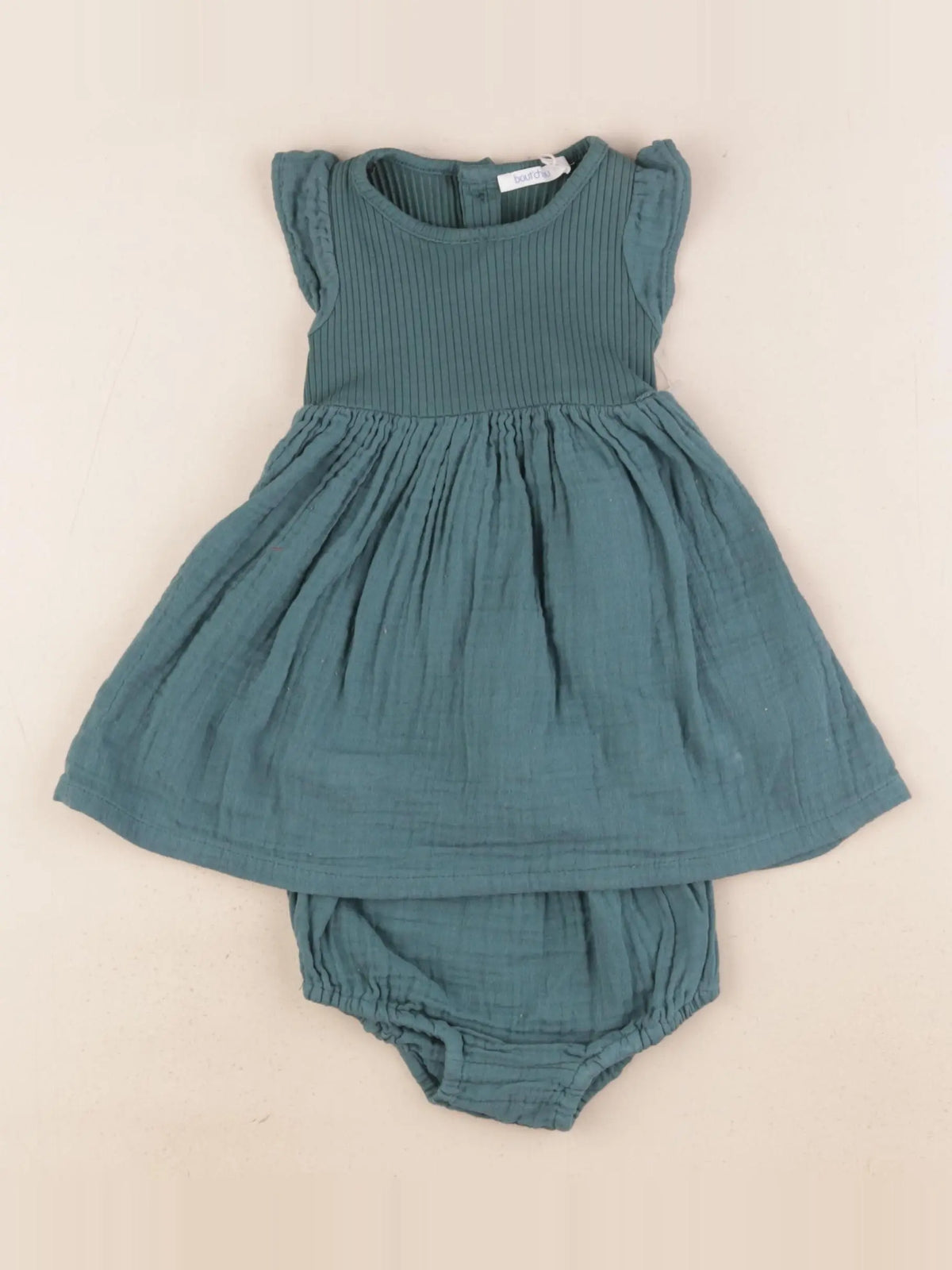 Boutchou - robe bleu - 1 mois