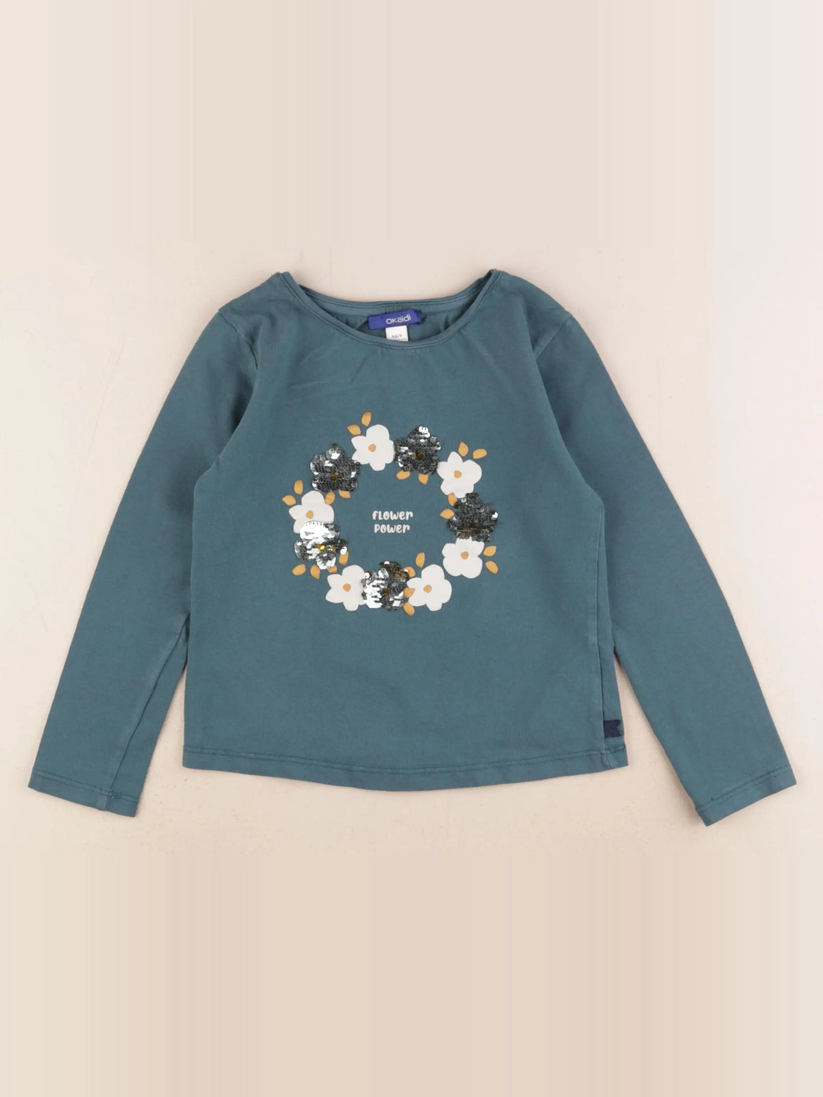 Okaidi - tee-shirt vert - 6 ans