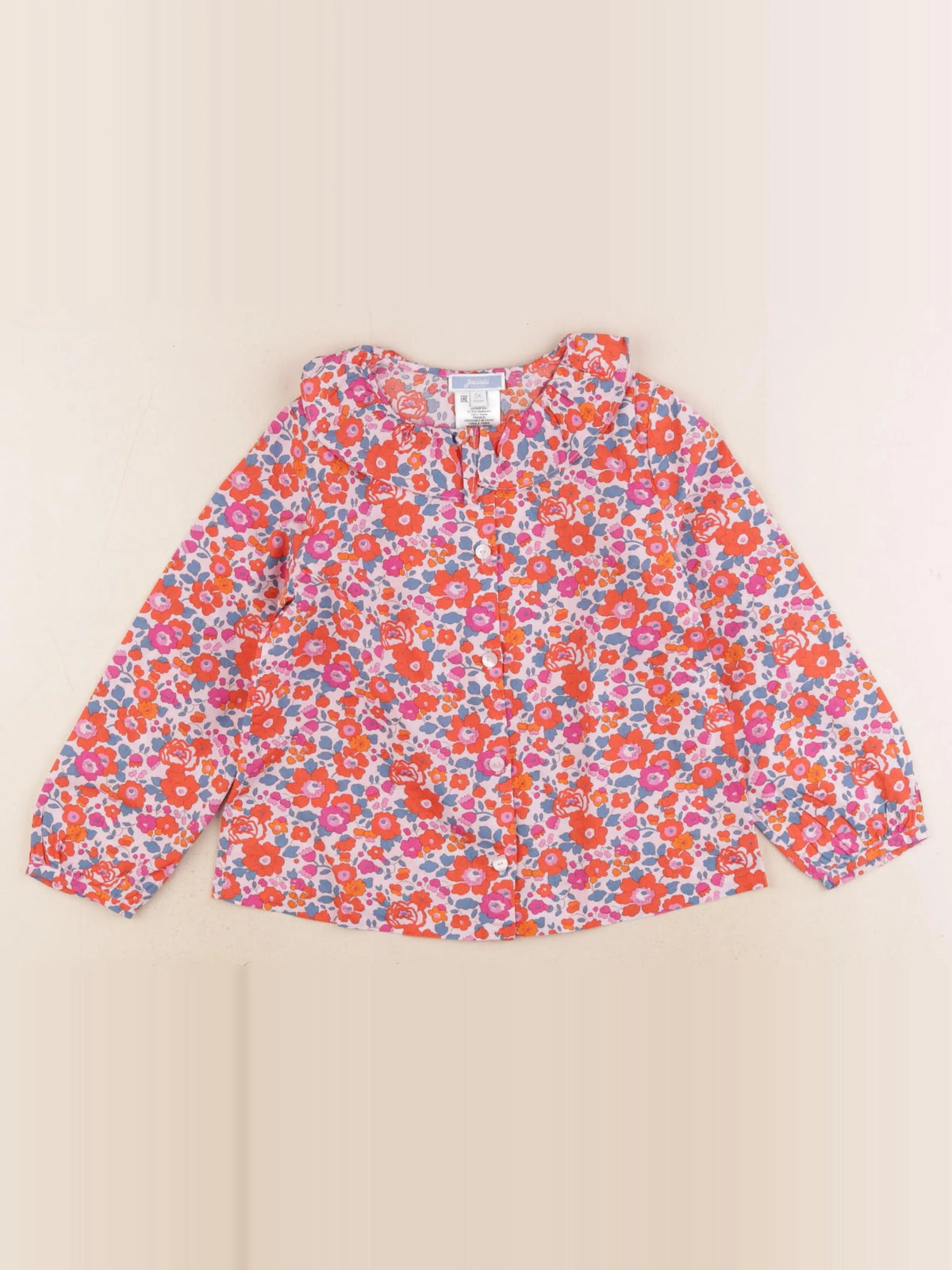 Jacadi - blouse liberty multicolore - 5 ans