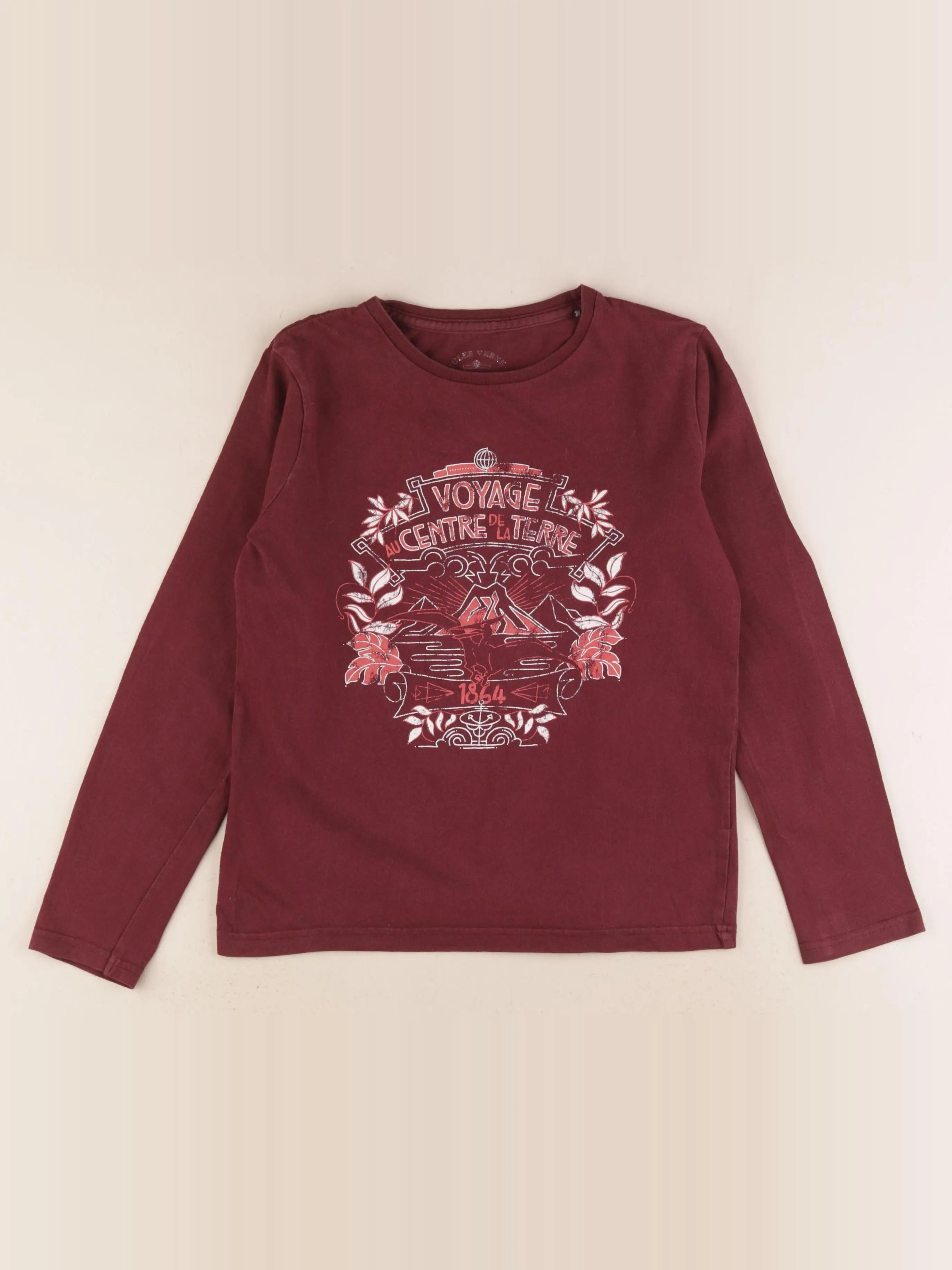 Cyrillus - tee-shirt rouge - 10 ans