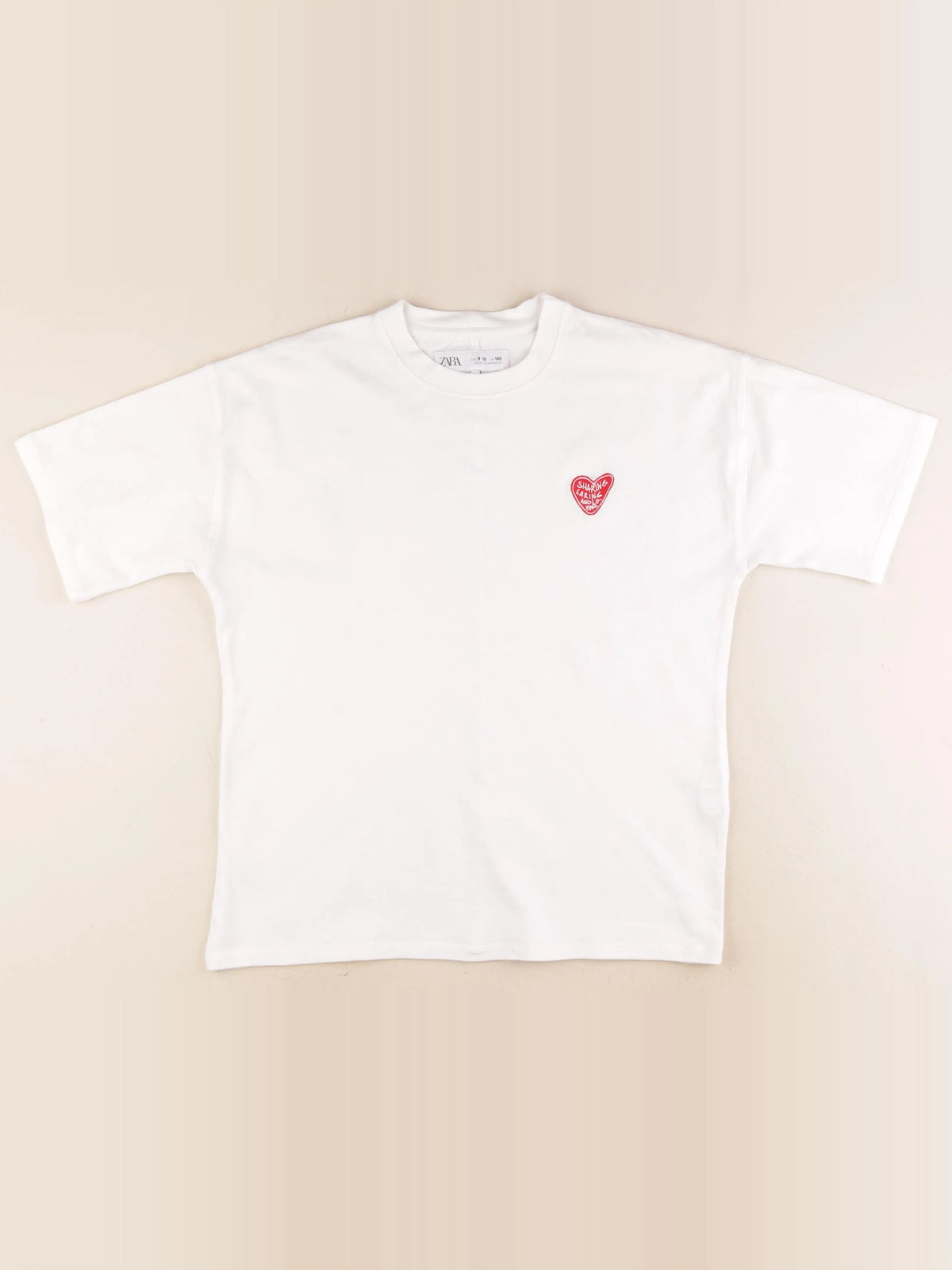 Zara - tee-shirt blanc - 9/10 ans