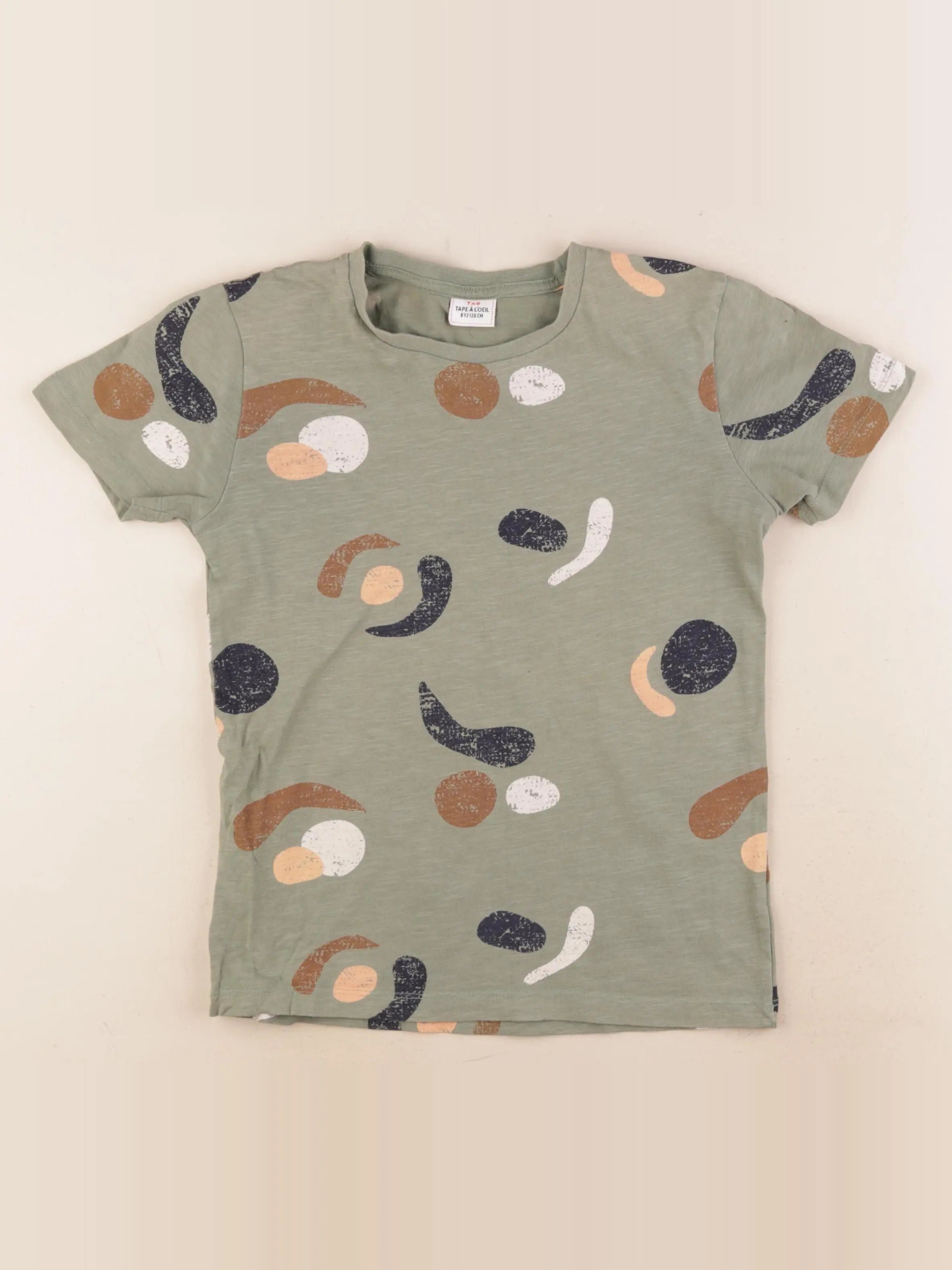 Tape à l'oeil - tee-shirt vert - 8 ans