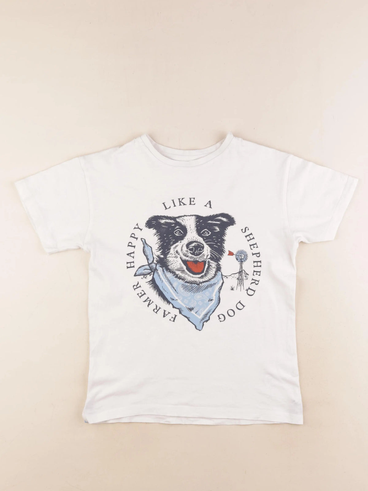 Vertbaudet - tee-shirt blanc - 10 ans