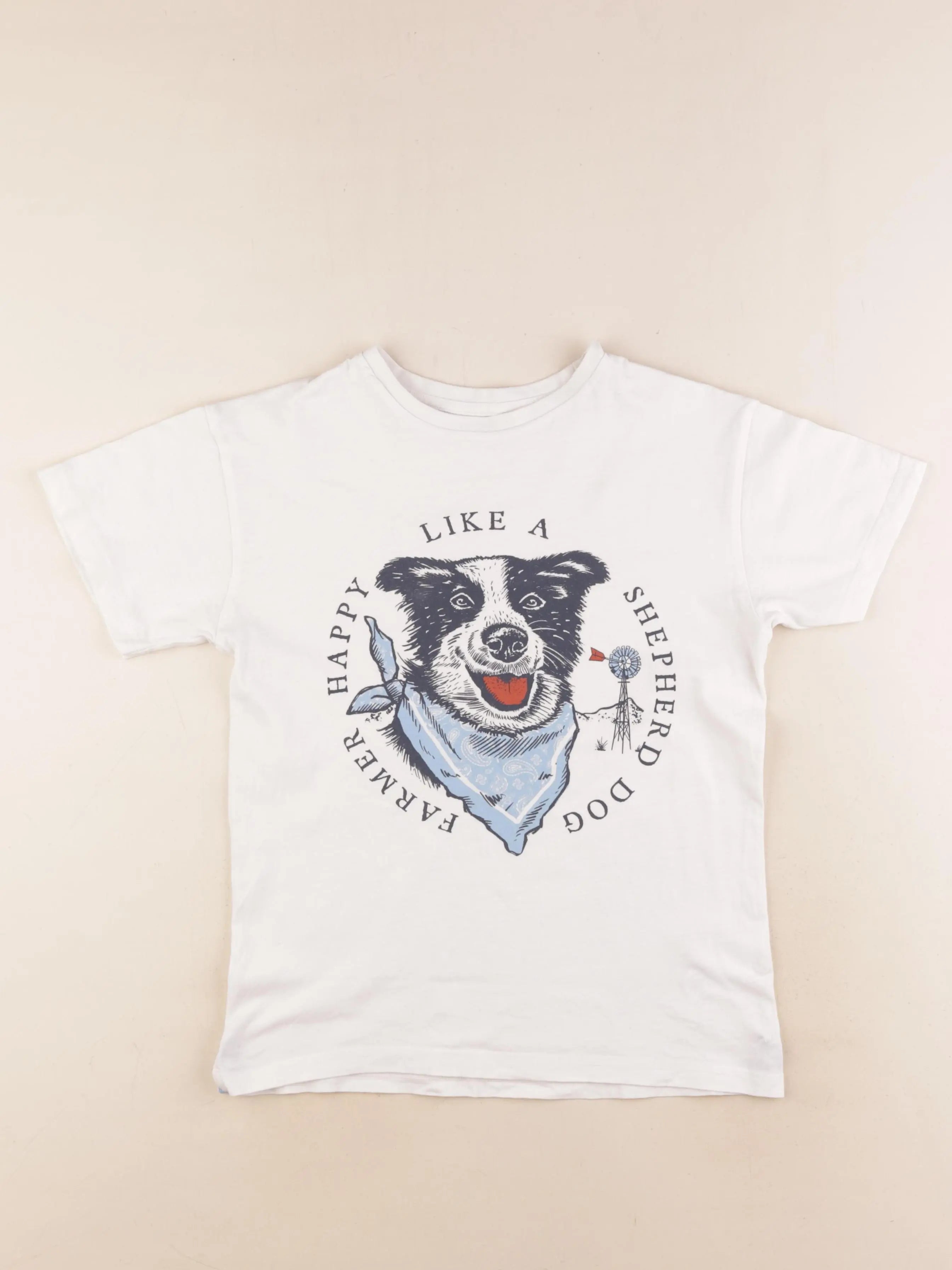 Vertbaudet - tee-shirt blanc - 10 ans