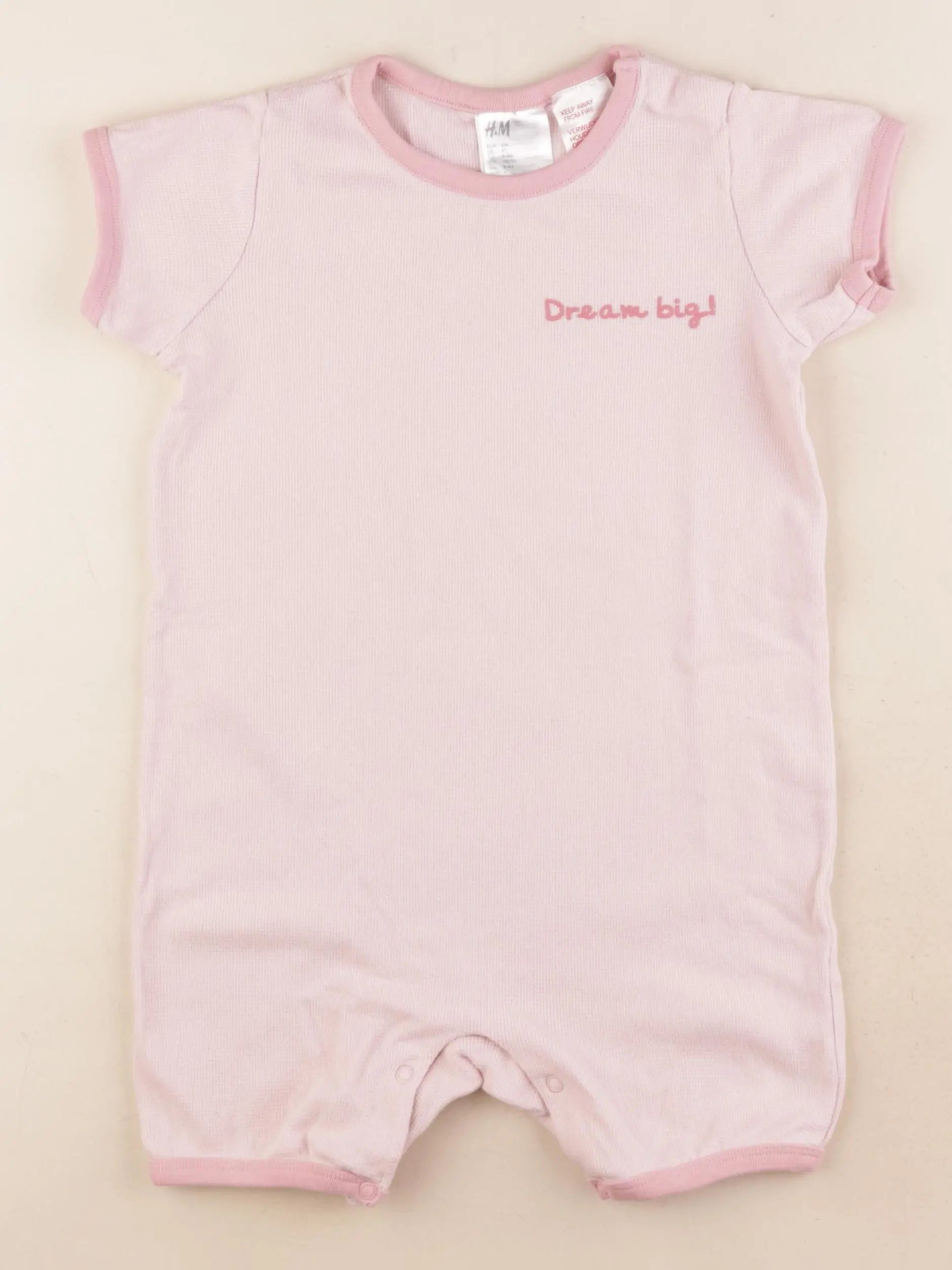 Zara - pyjama coton rose - 3/4 ans
