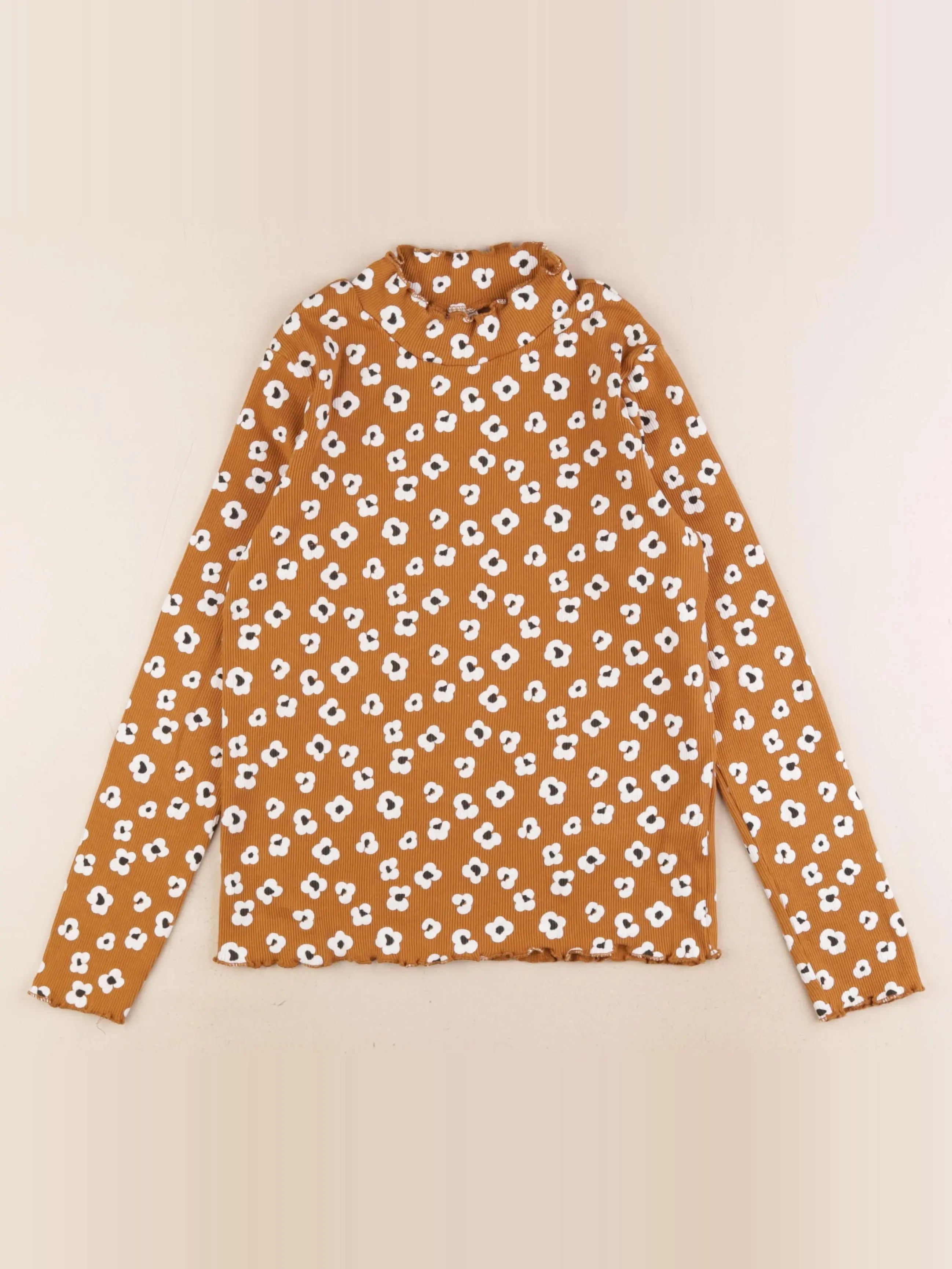 Tape à l'oeil - sous-pull marron - 10 ans