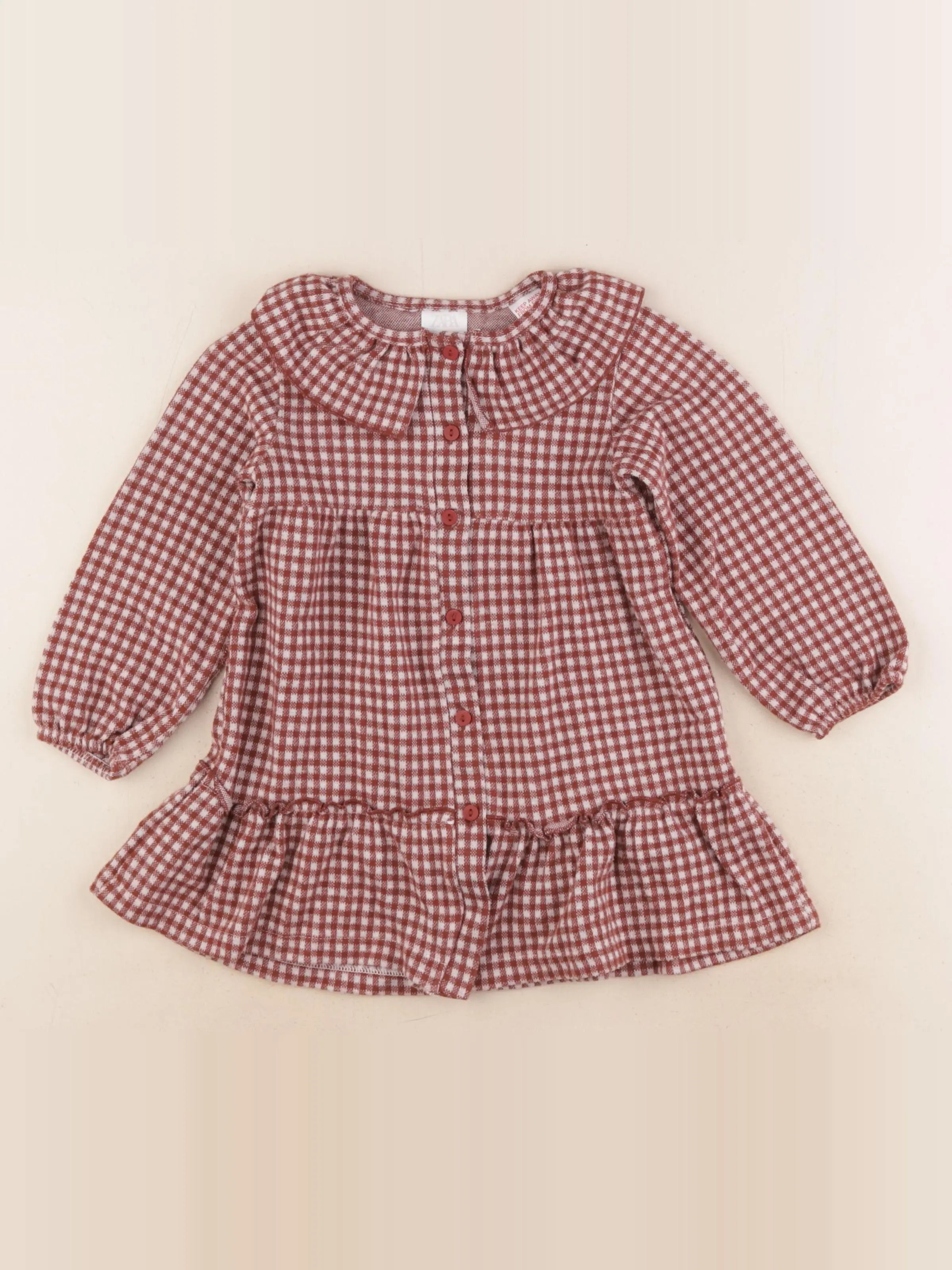Zara - robe rouge - 2/3 ans