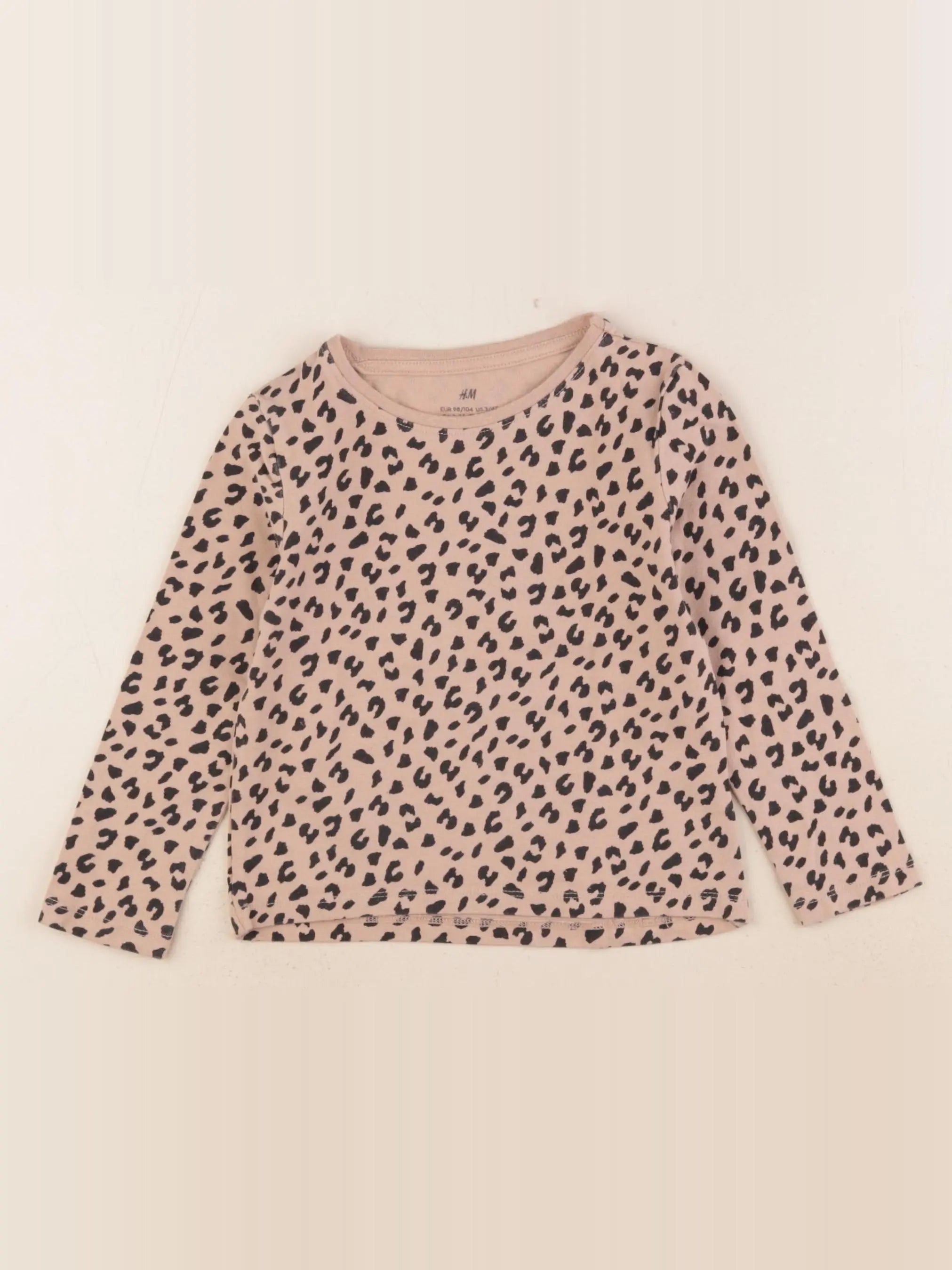 H&M - tee-shirt beige - 2/4 ans