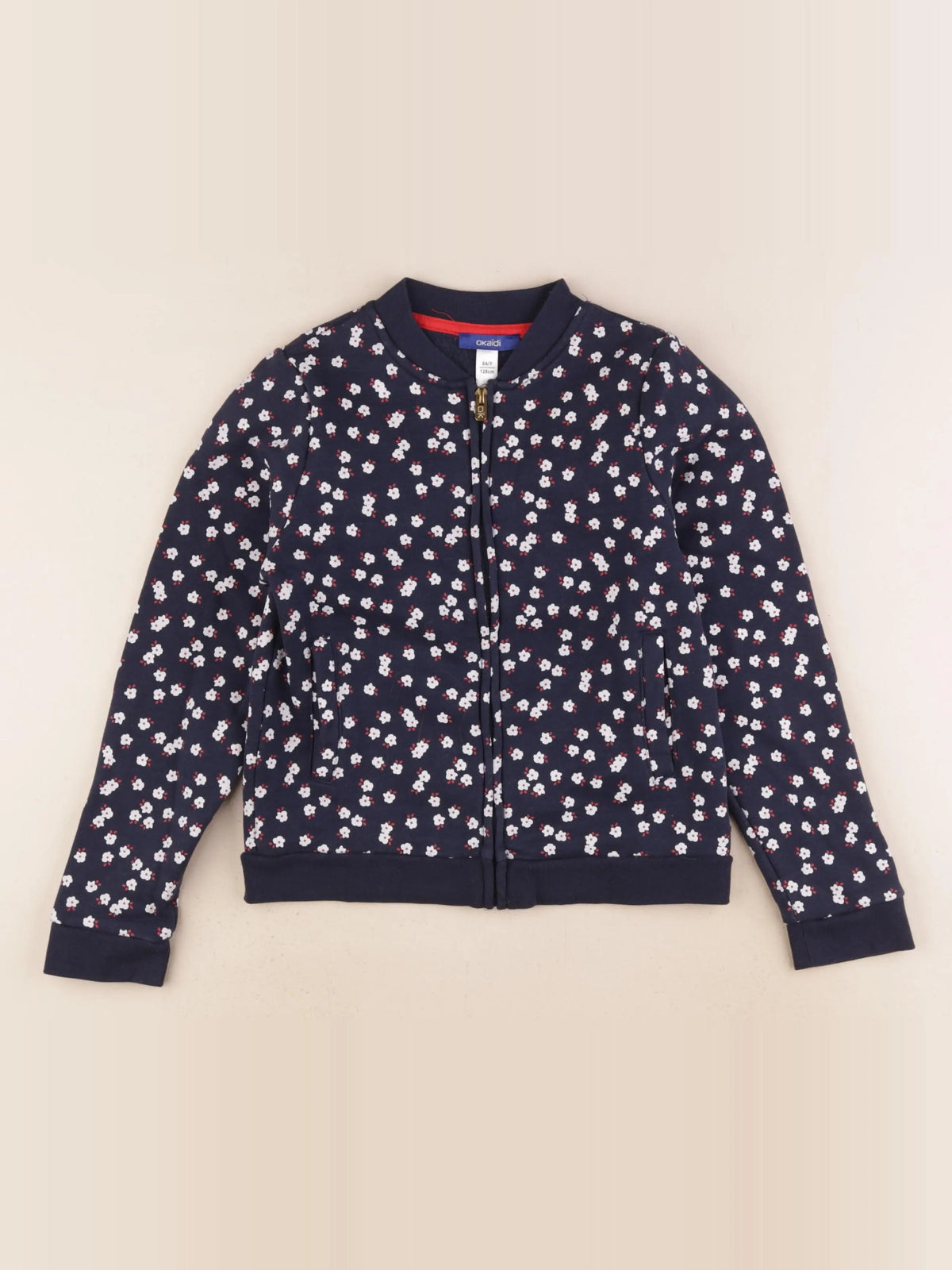 Okaidi - sweat bleu - 8 ans