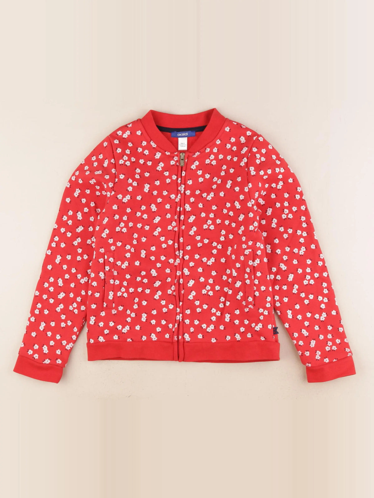 Okaidi - sweat rouge - 8 ans