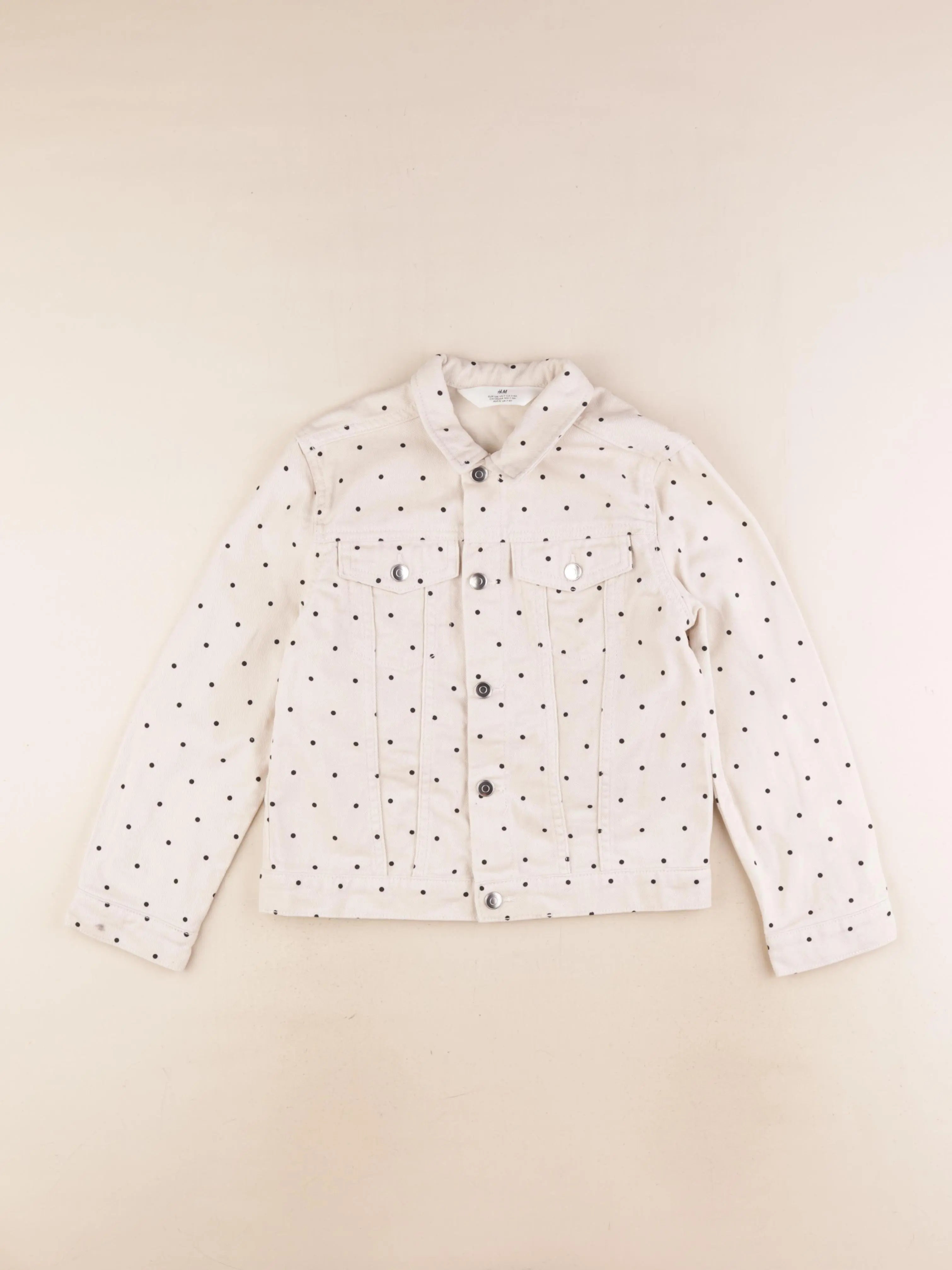 H&M - veste beige - 7/8 ans