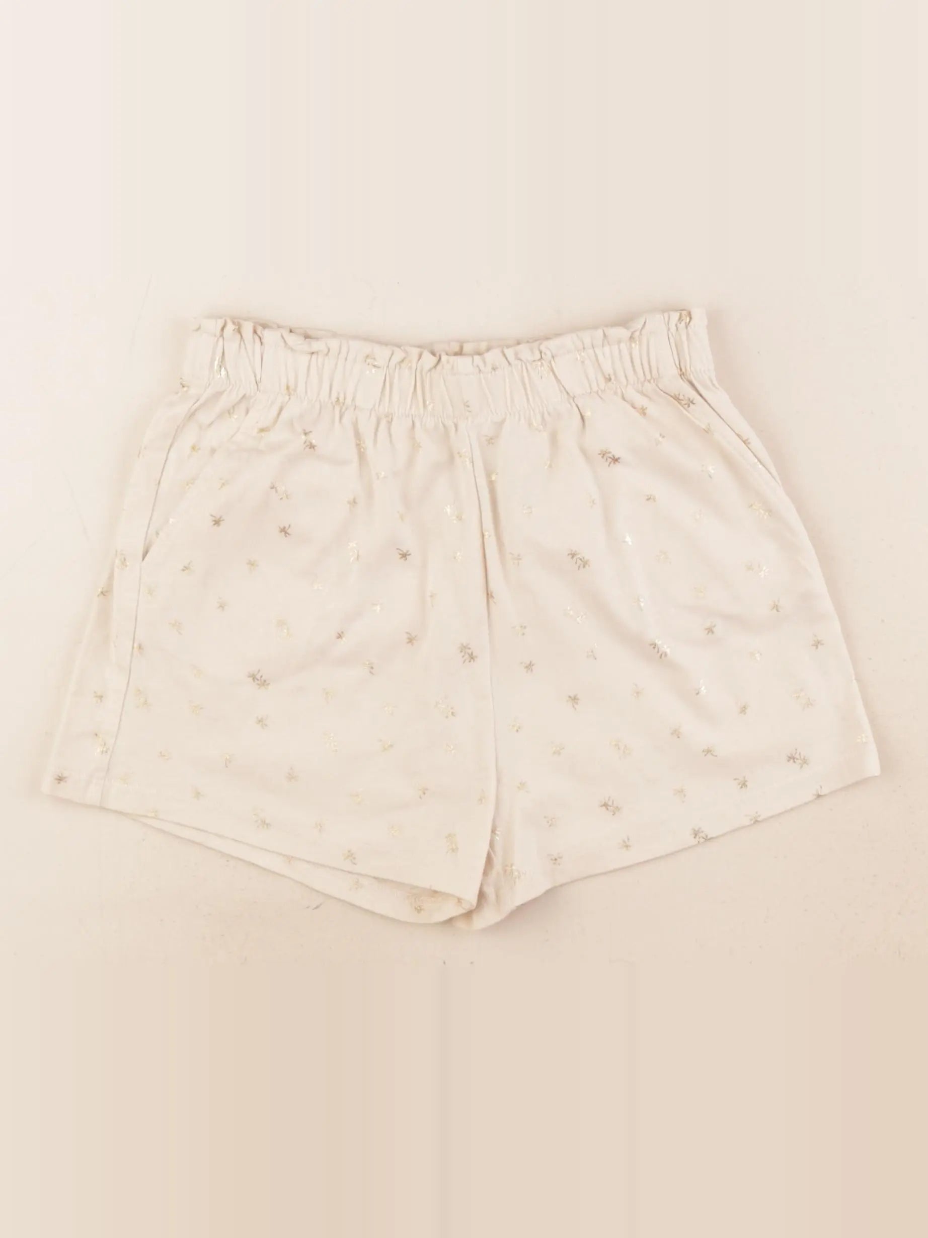 H&M - short beige - 7/8 ans