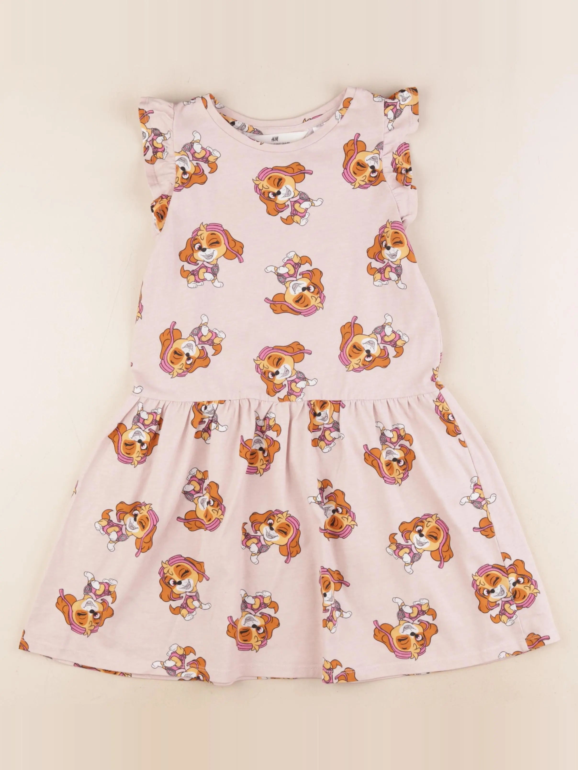 H&M - robe rose - 6/8 ans