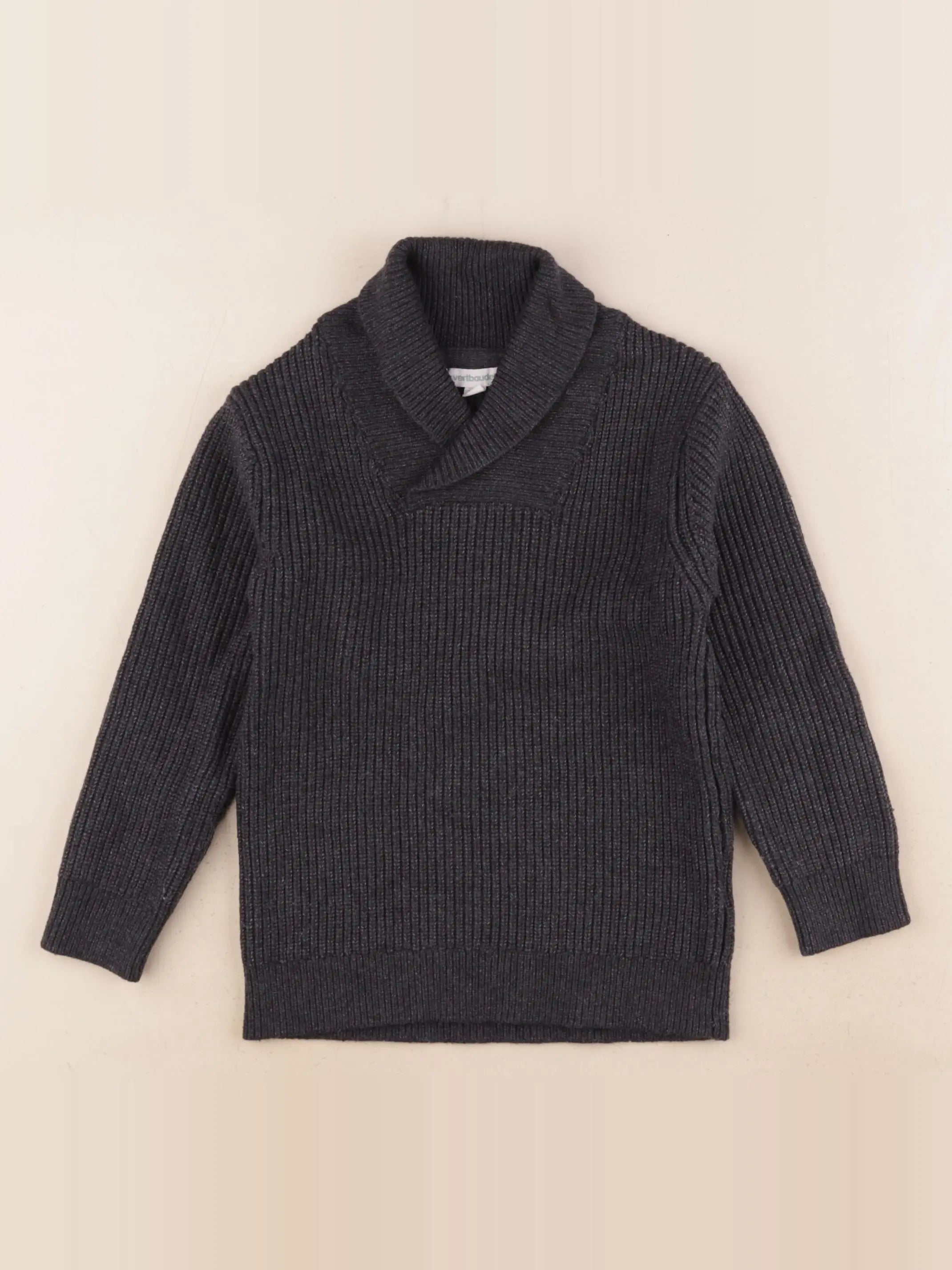 Vertbaudet - pull gris - 5 ans