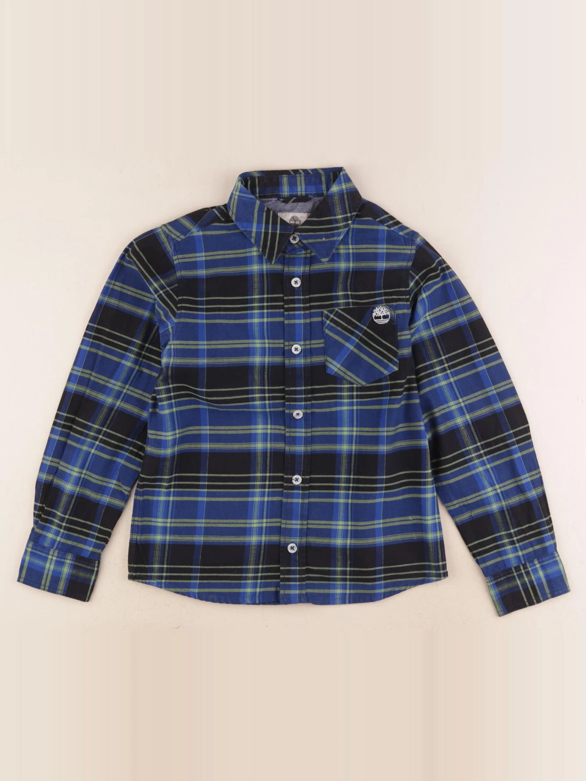Timberland - chemise bleu - 8 ans