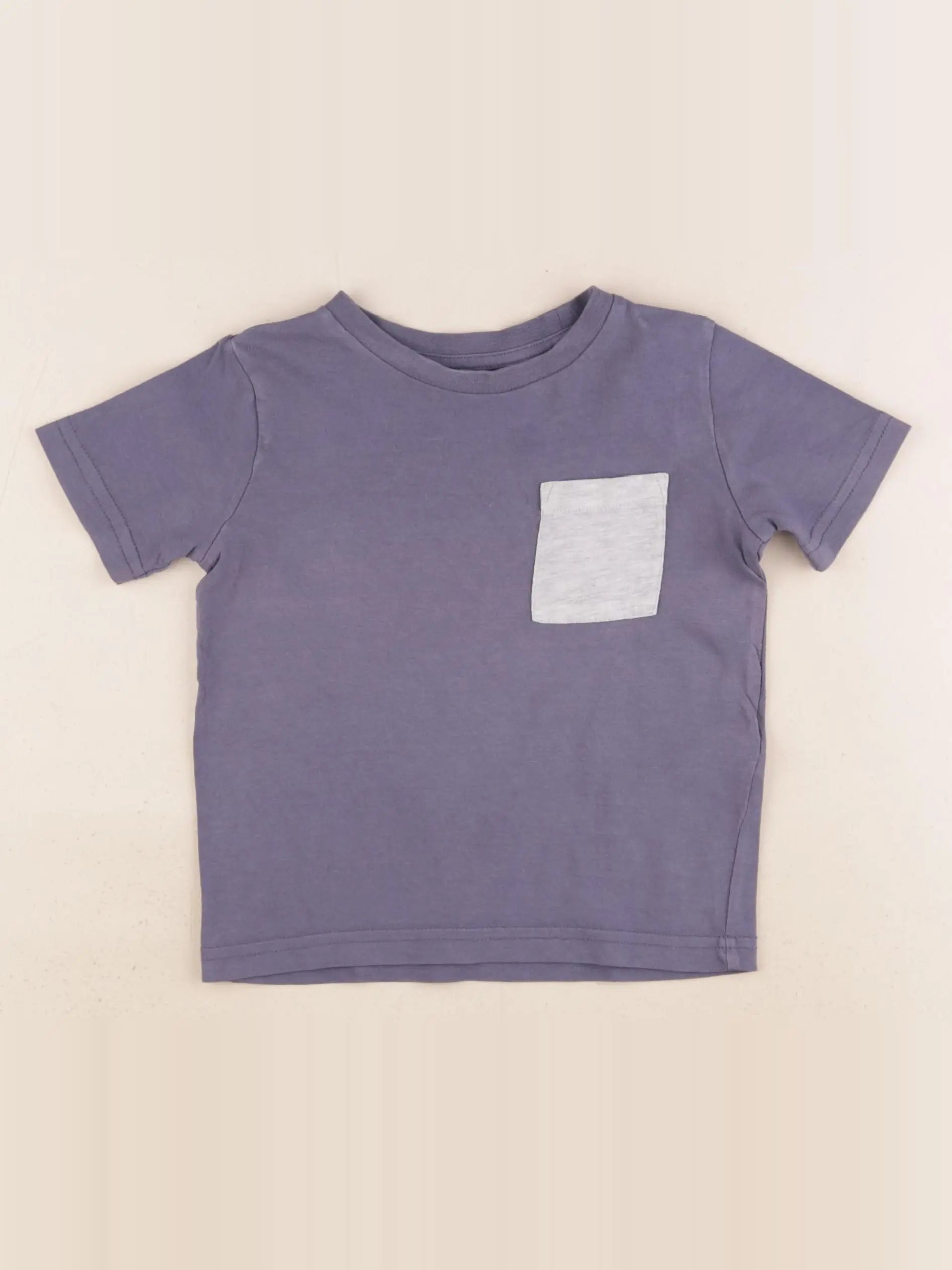Vertbaudet - tee-shirt bleu - 2 ans