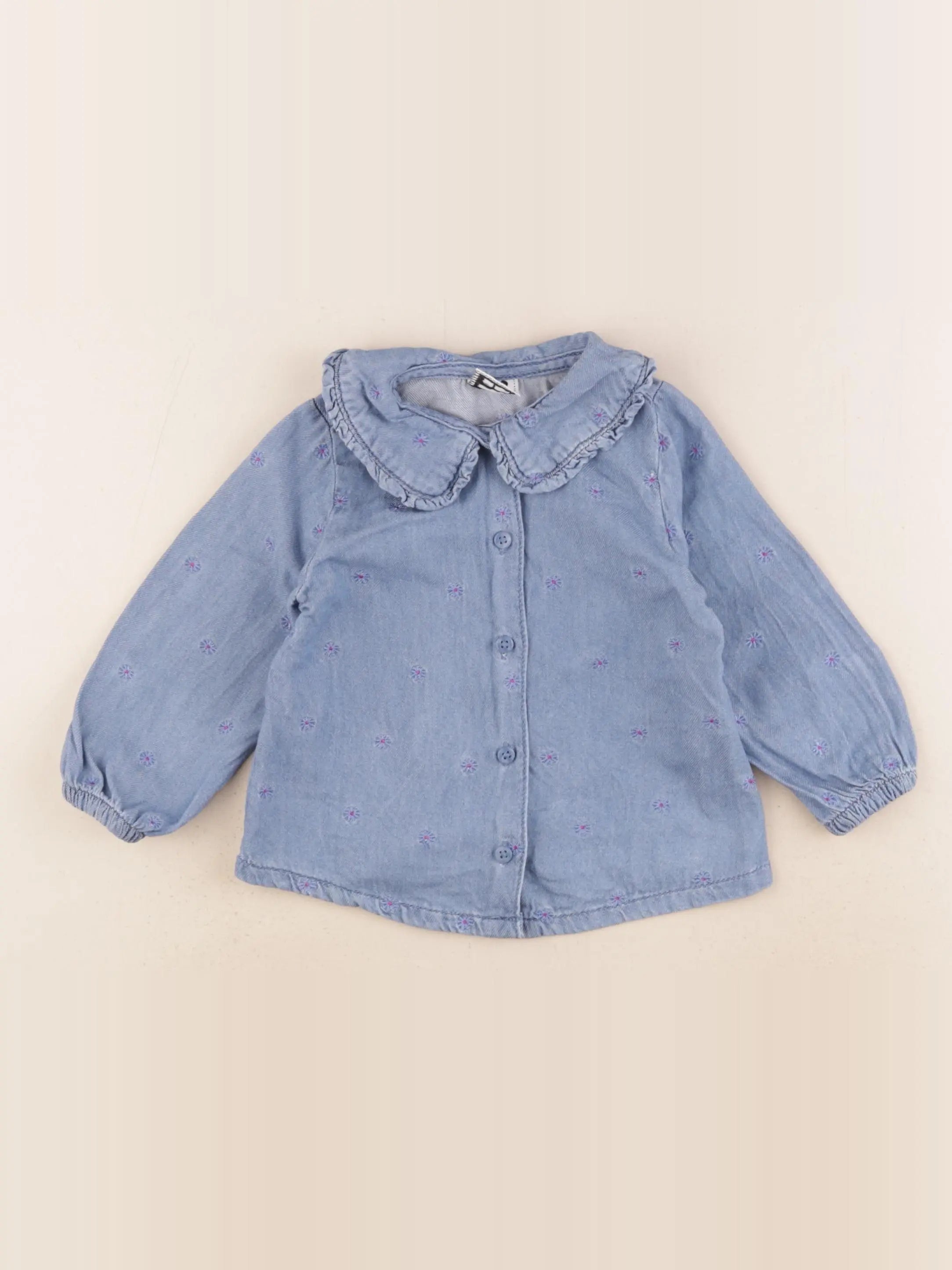 Tape à l'oeil - blouse bleu - 18 mois