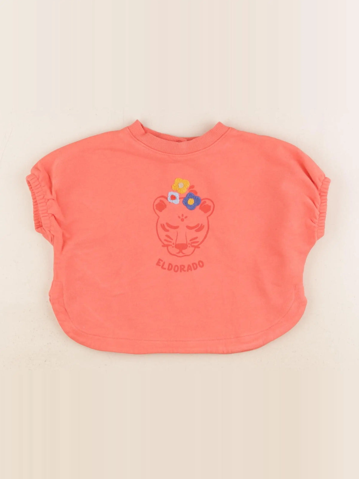 Tape à l'oeil - sweat sans manche rouge - 18 mois