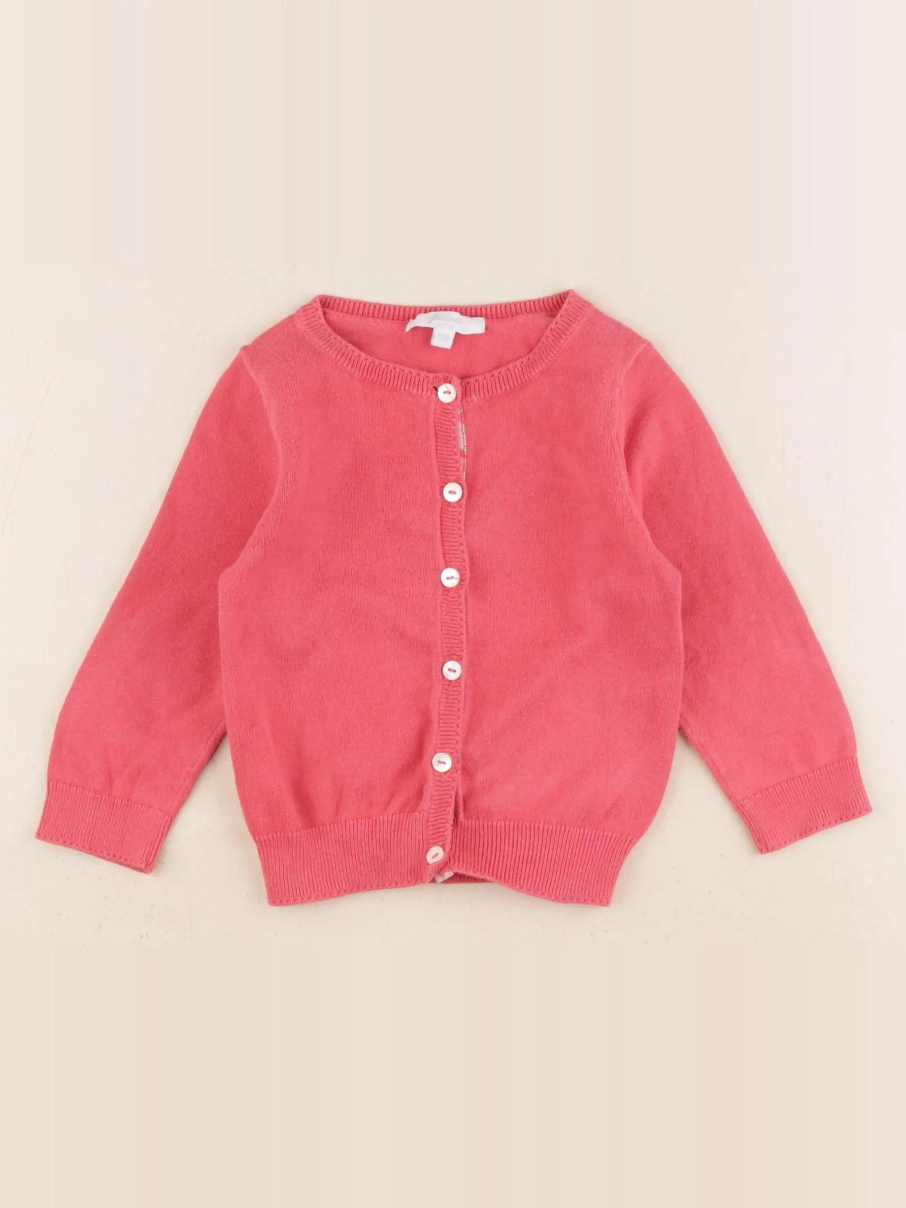 Jacadi - gilet rose - 18 mois