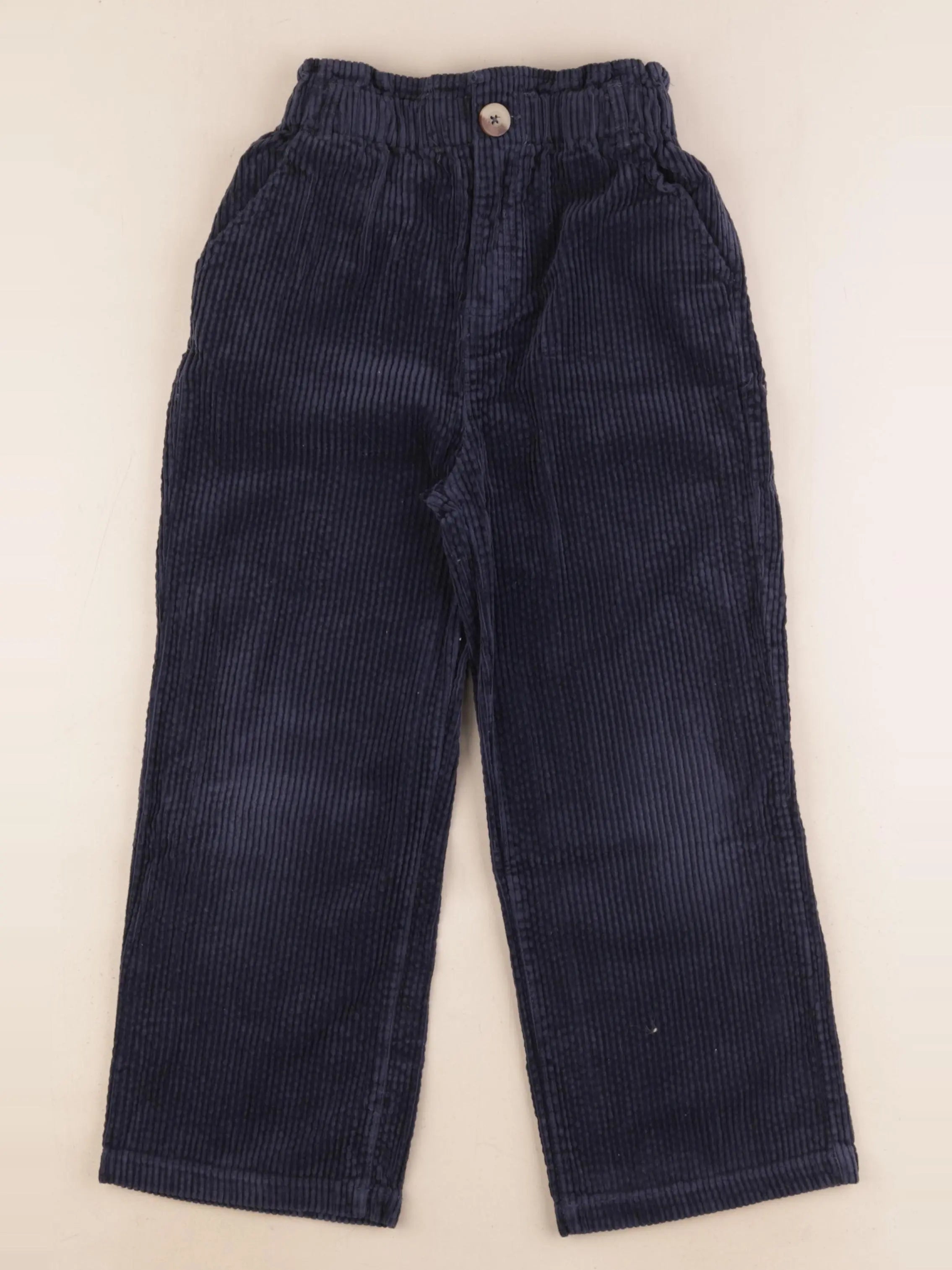Vertbaudet - pantalon bleu - 8 ans