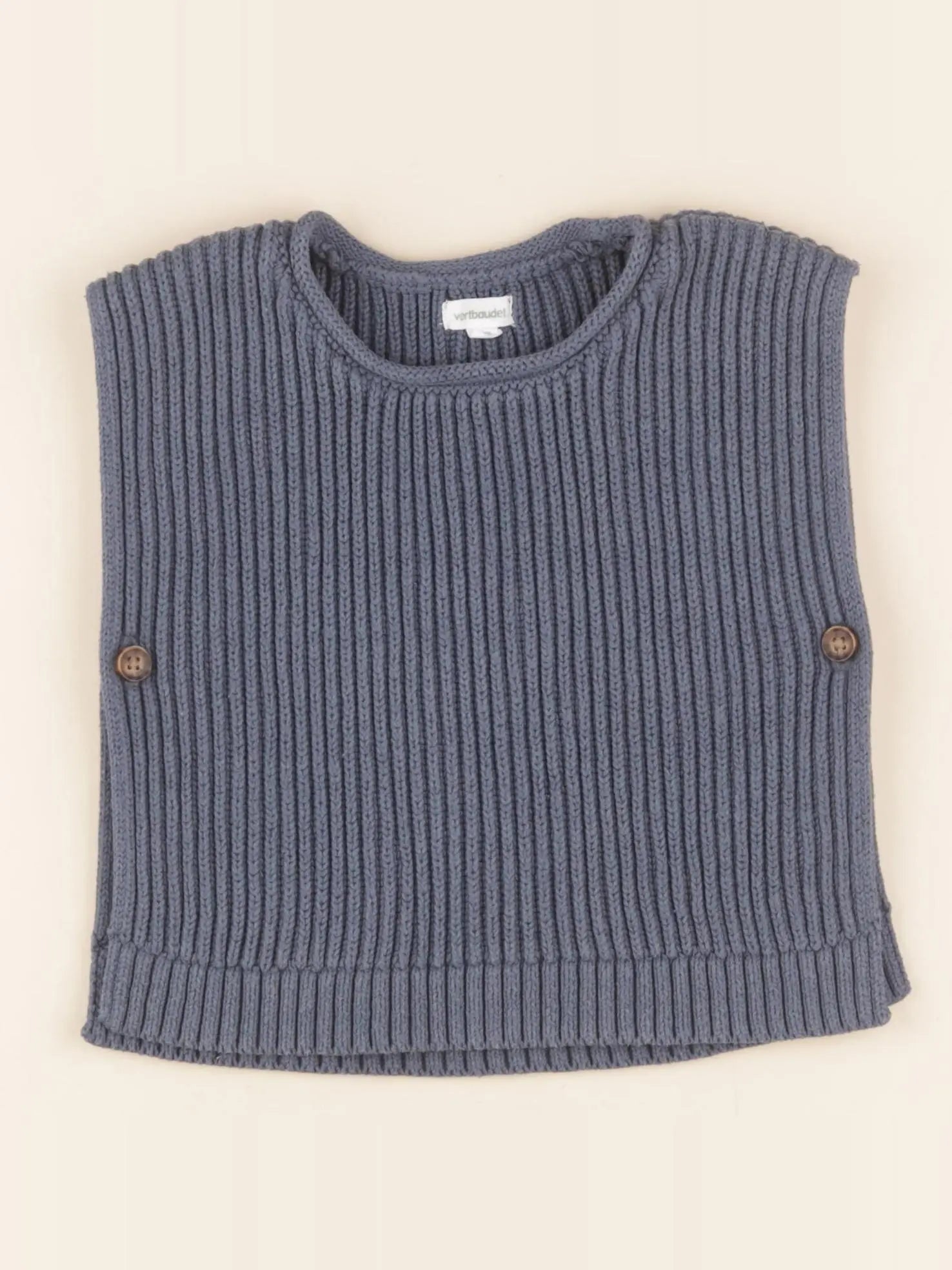 Vertbaudet - pull bleu - 24 mois