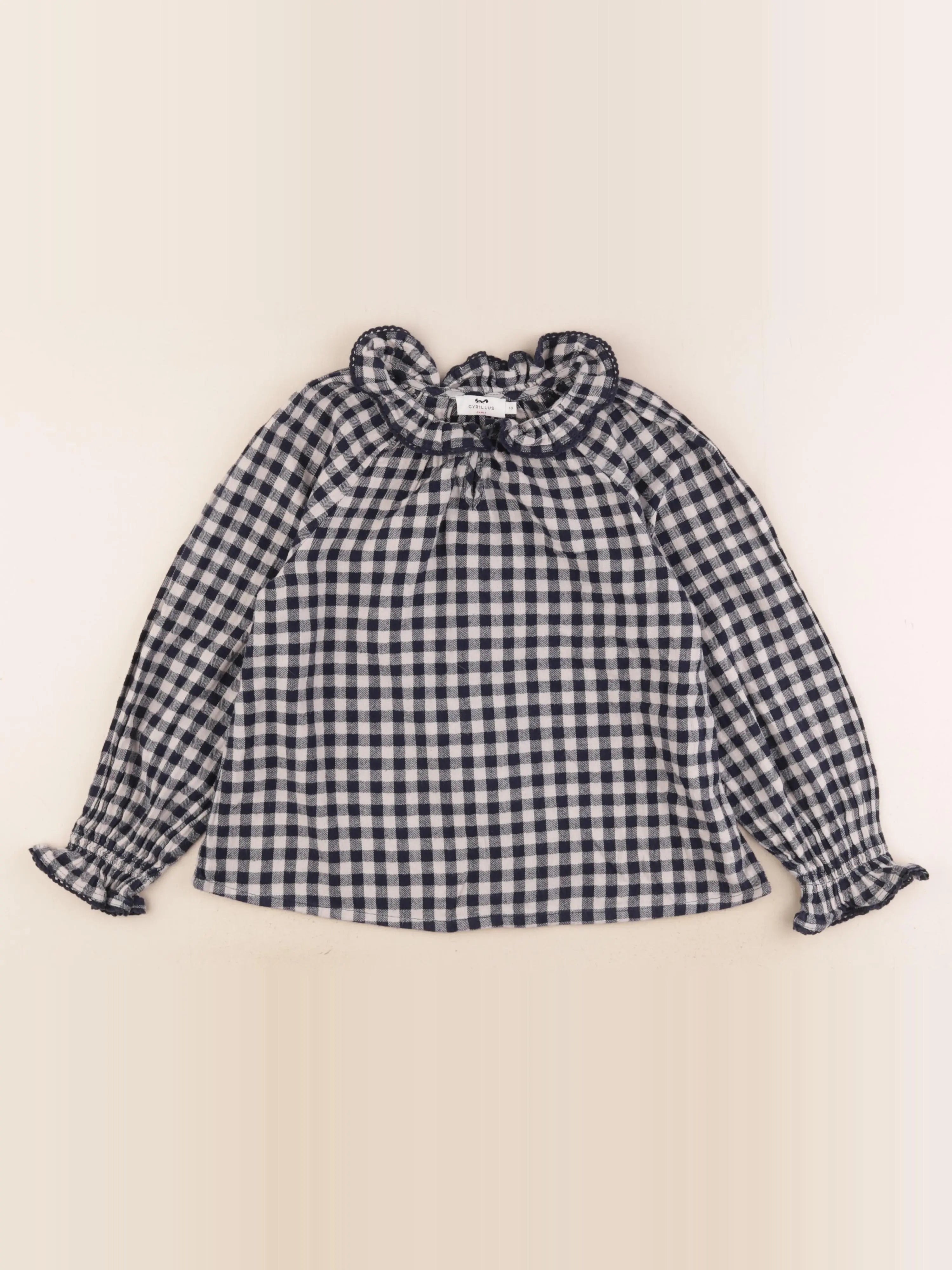 Cyrillus - blouse bleu - 10 ans