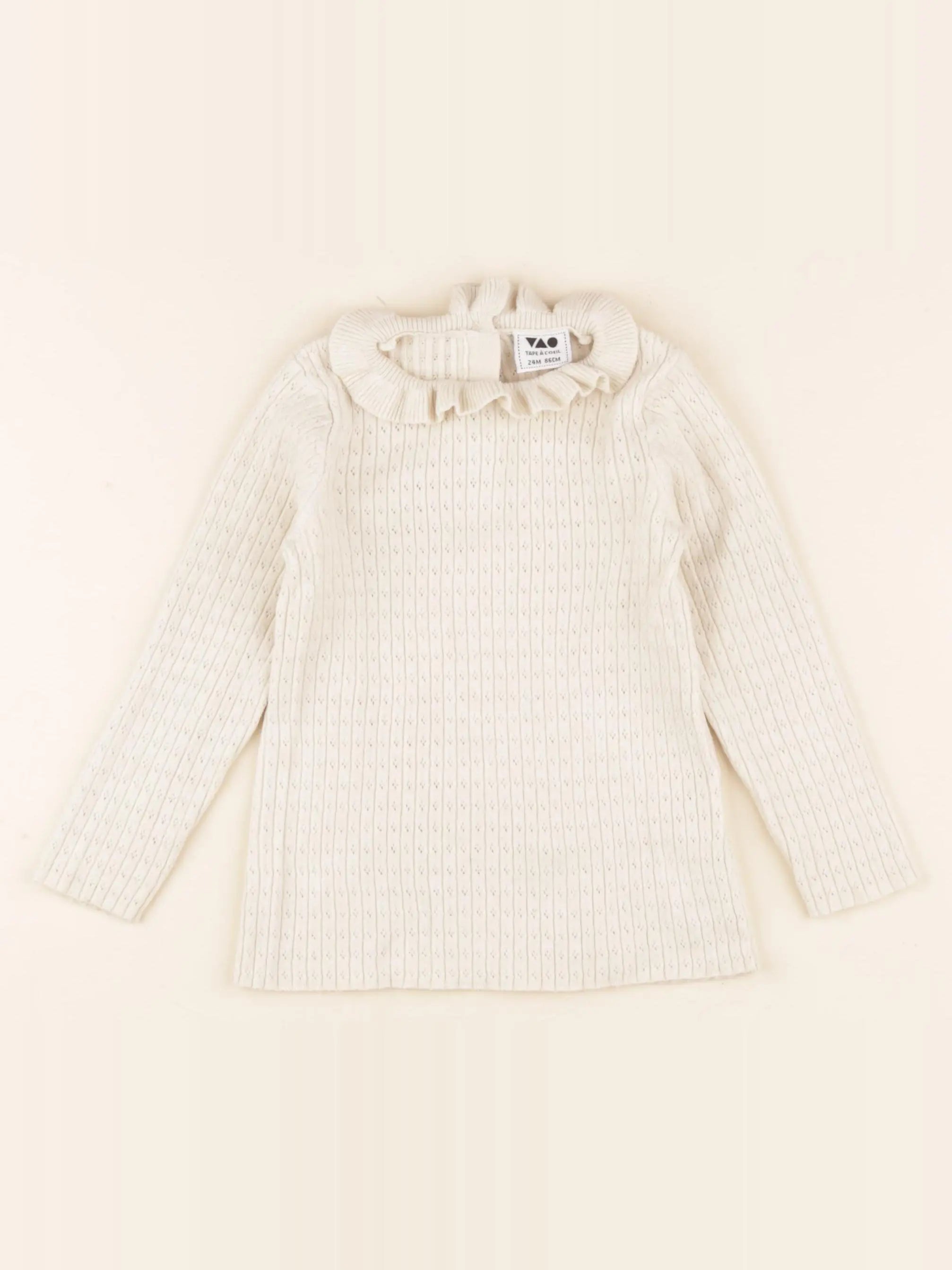 Tape à l'oeil - pull beige - 24 mois