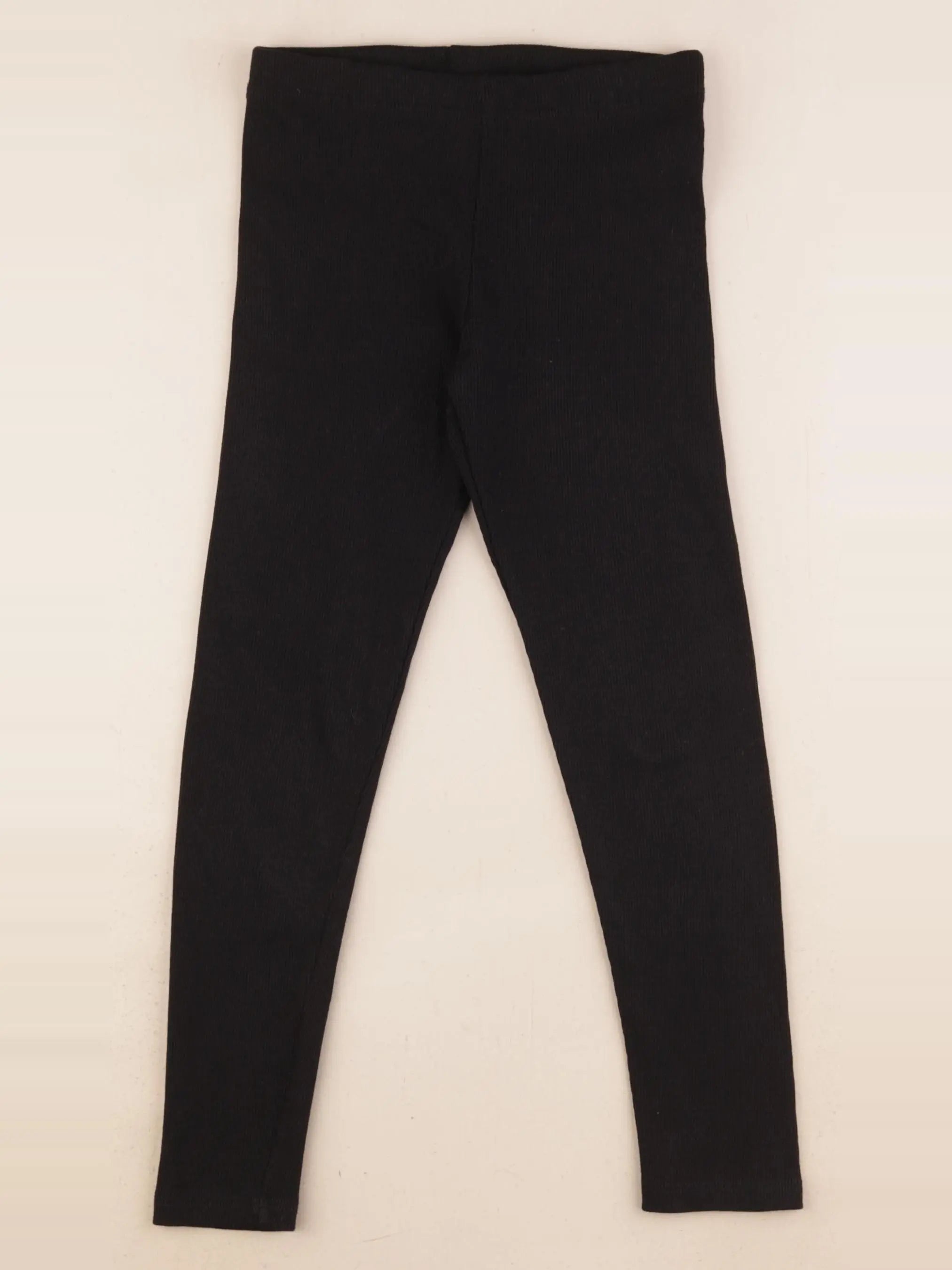 H&M - legging noir - 6/7 ans